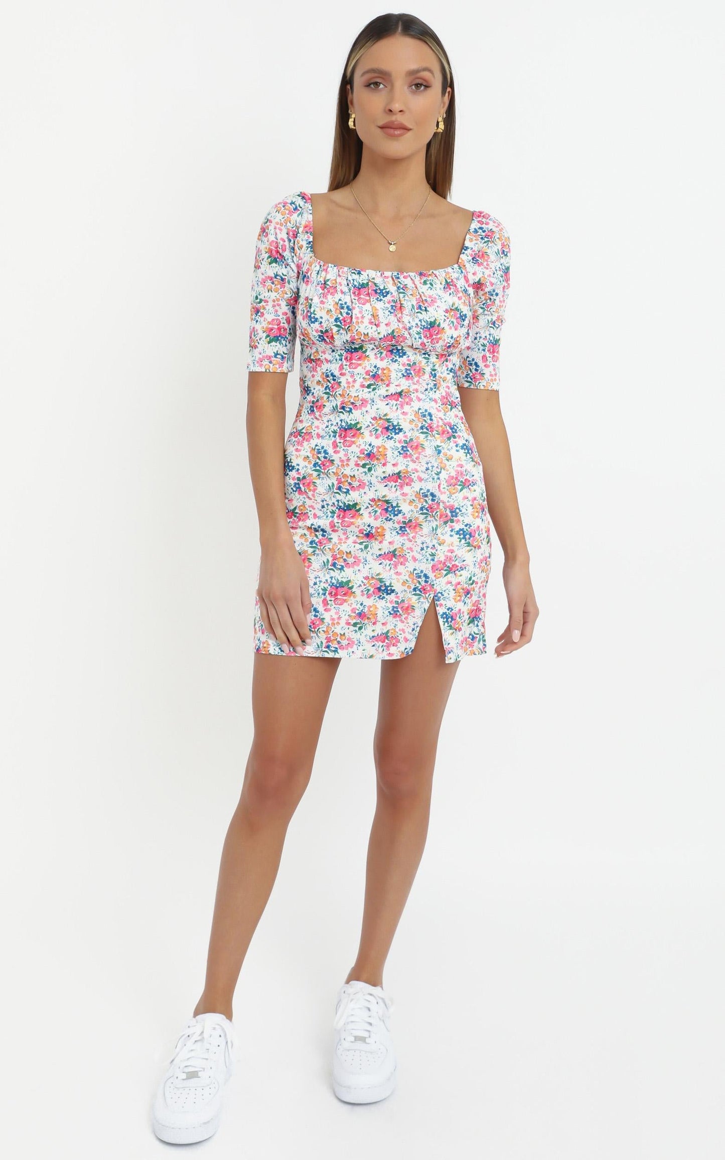 Elka Dress in Vivid Floral