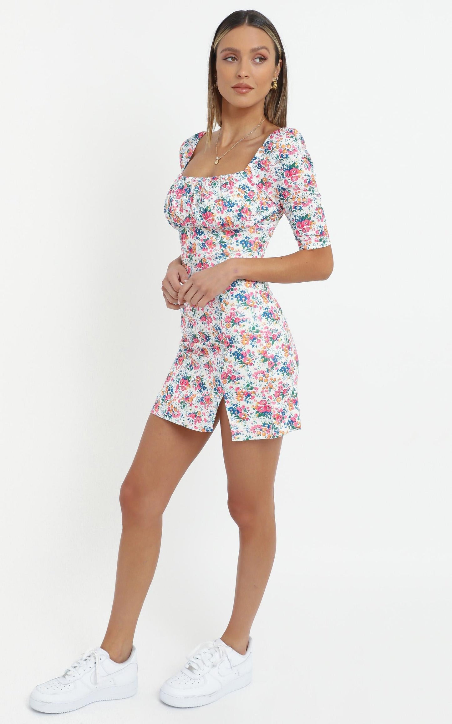 Elka Dress in Vivid Floral