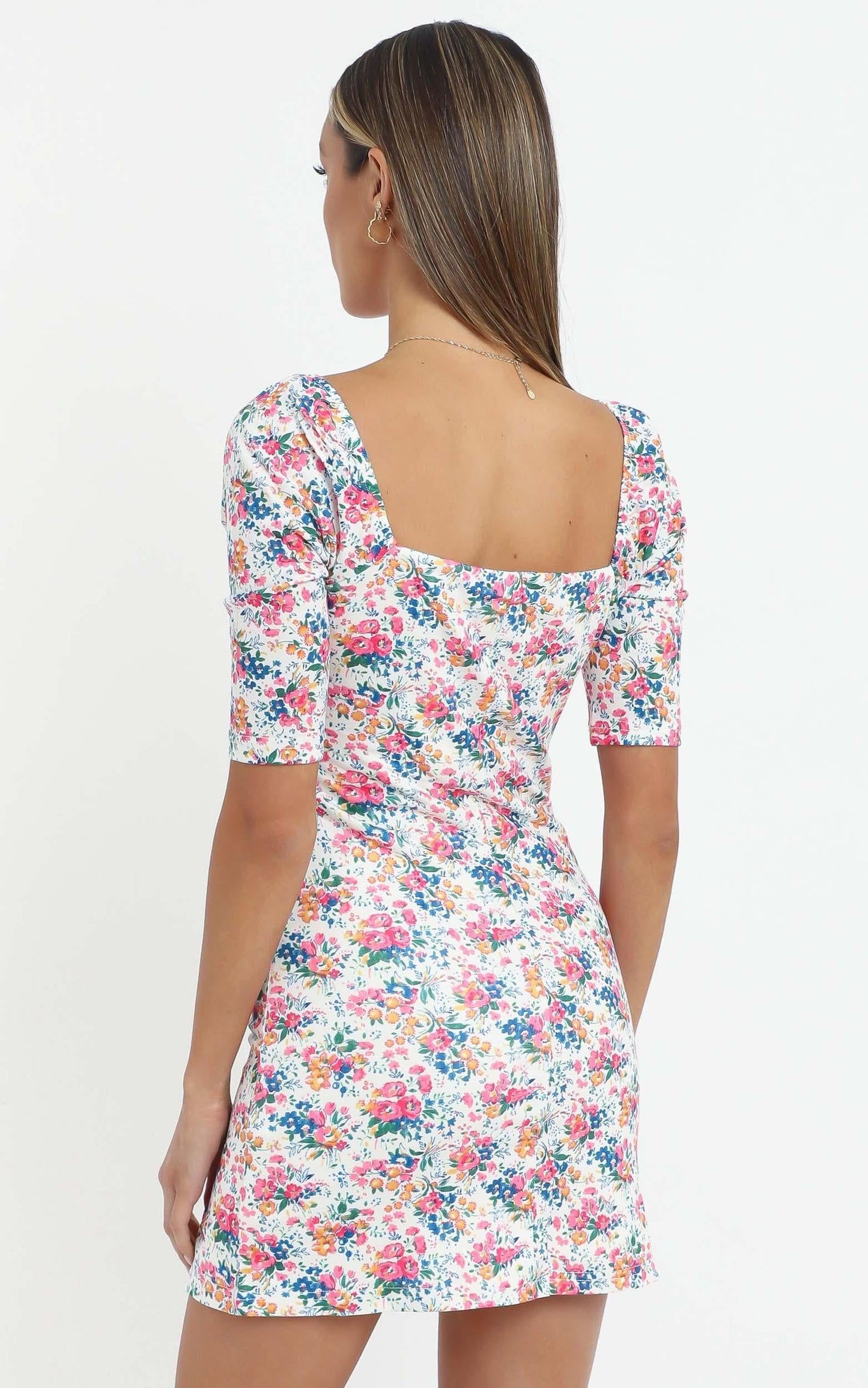 Elka Dress in Vivid Floral