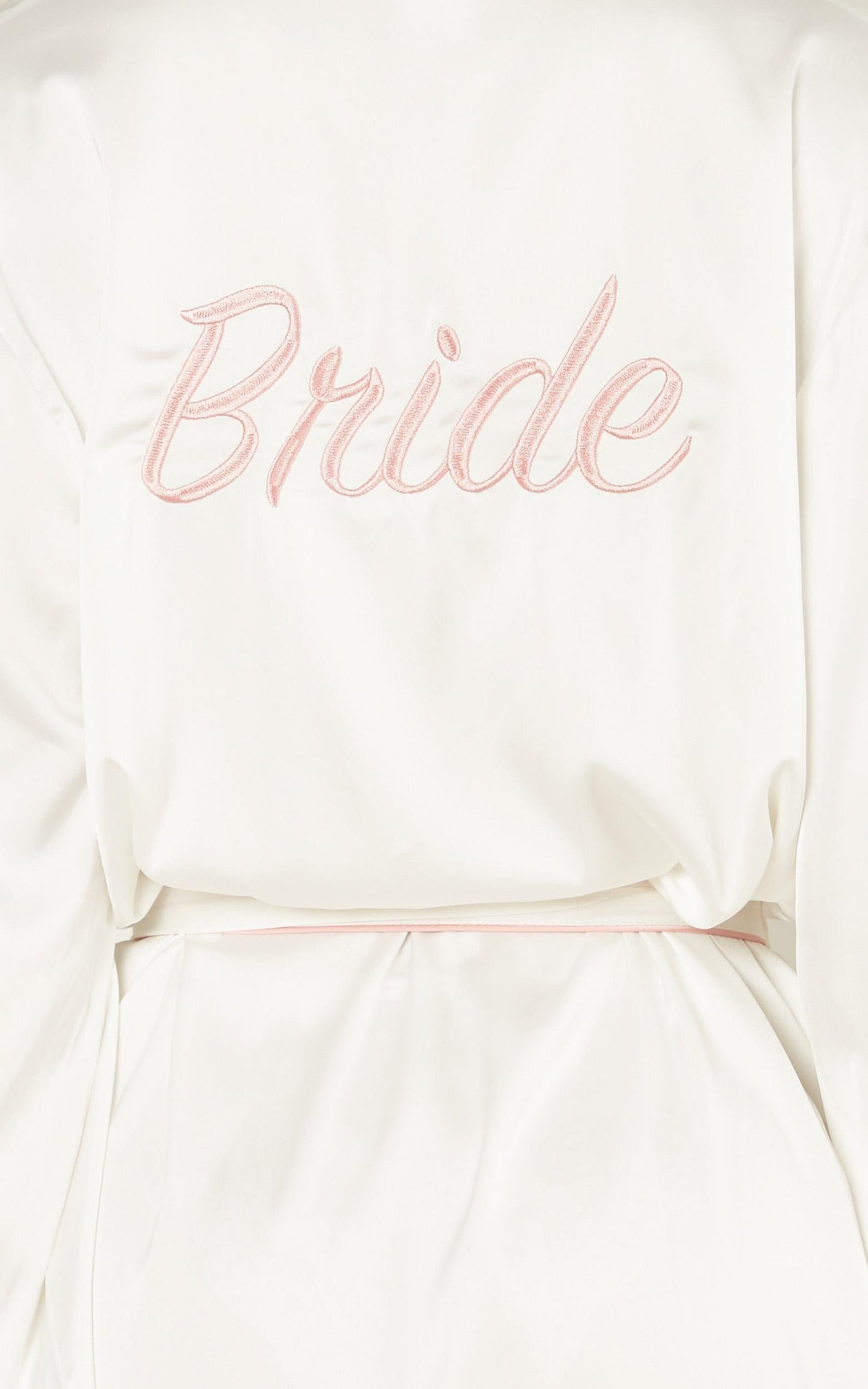 Ellena Bride Robe In White Satin