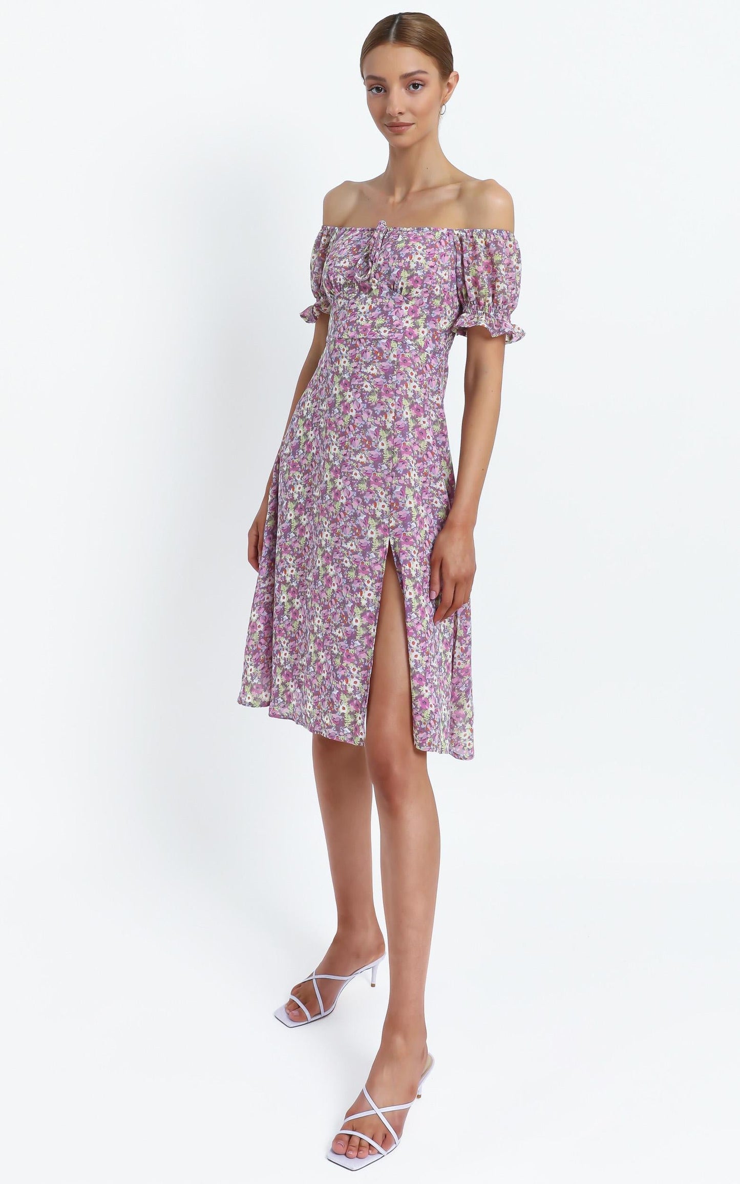 Starley Dress in Pink Floral