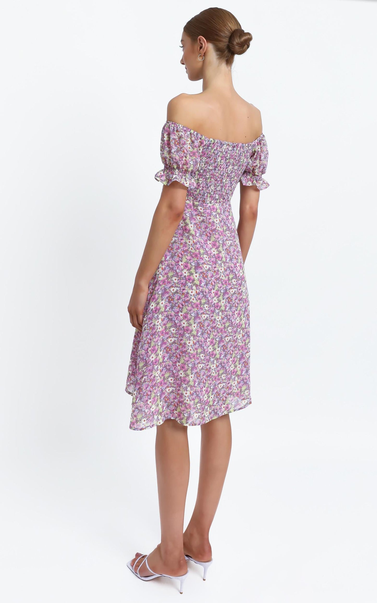 Starley Dress in Pink Floral
