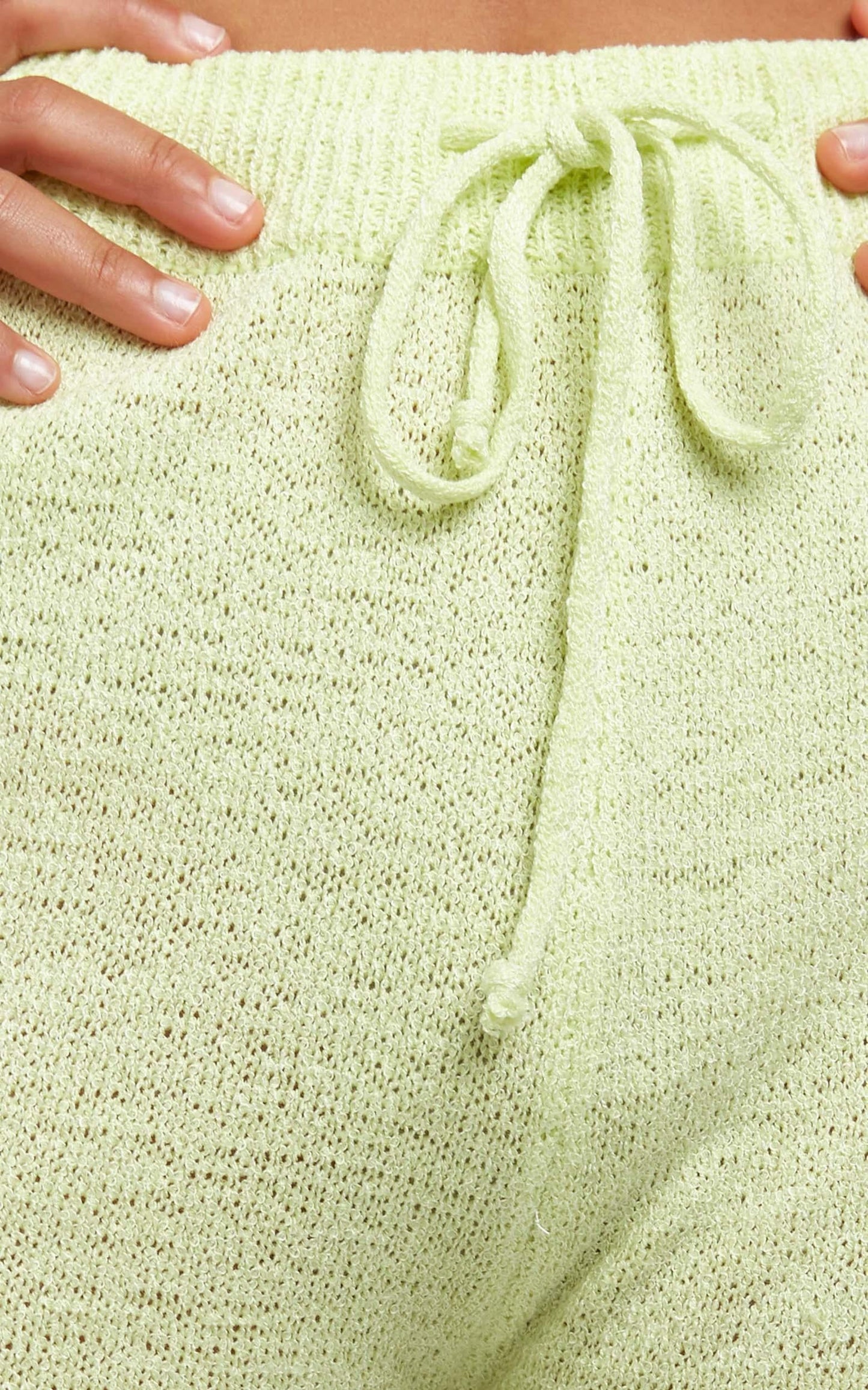 Dacia Knit Shorts in Yellow