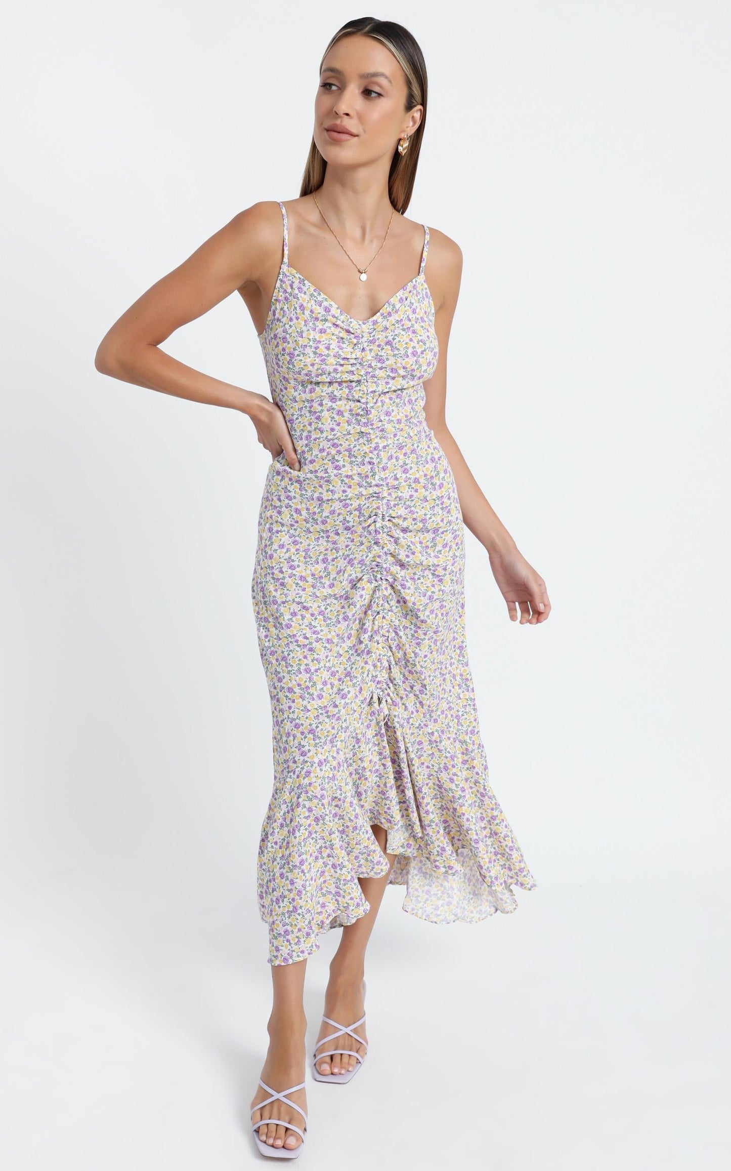 Meyers Dress in Lilac Floral