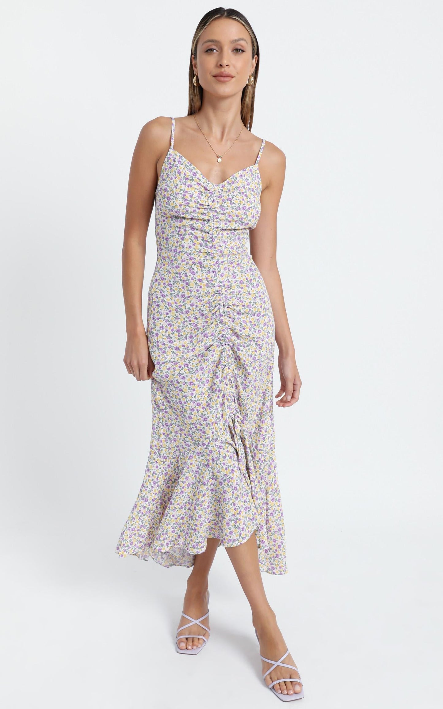 Meyers Dress in Lilac Floral