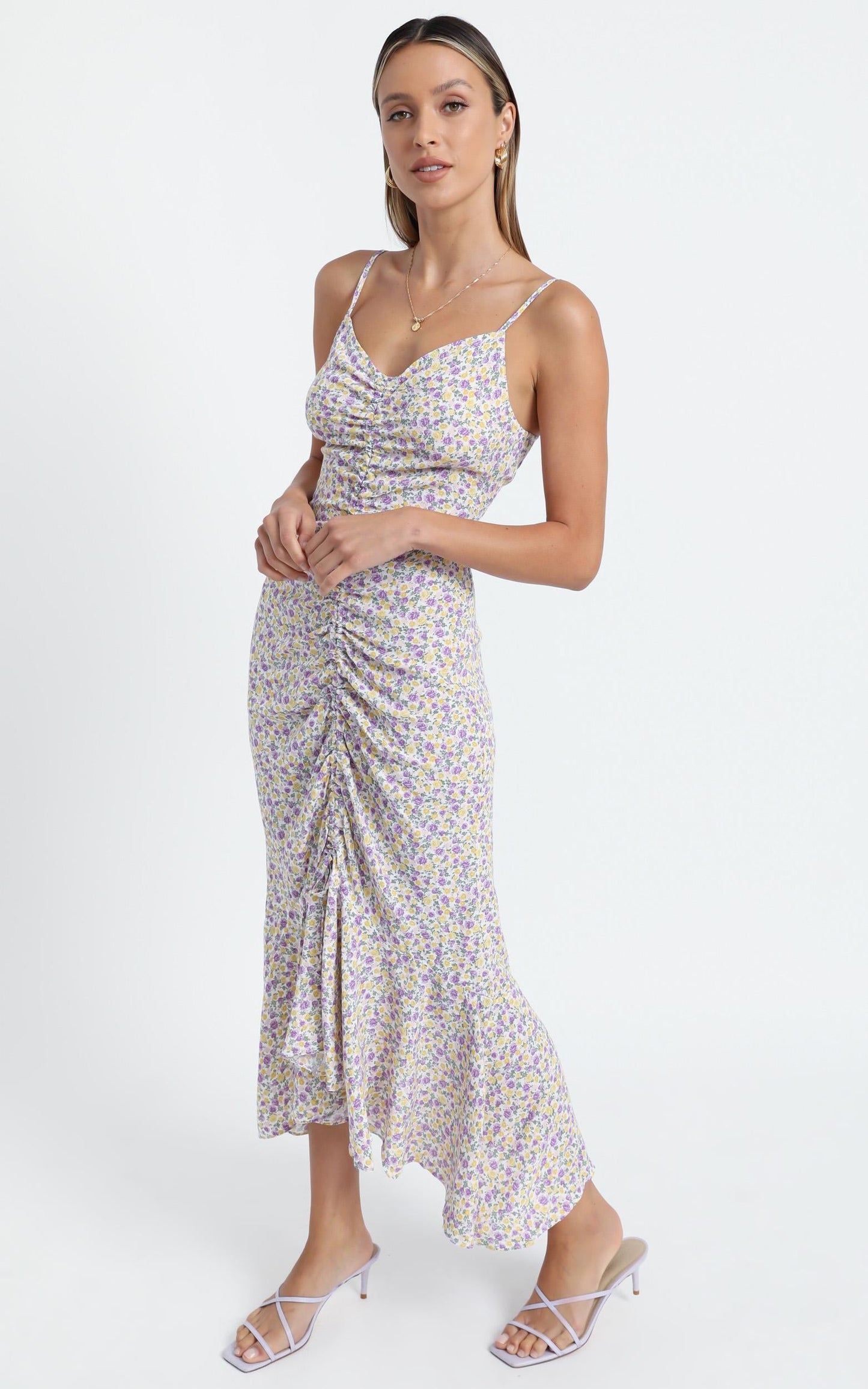 Meyers Dress in Lilac Floral