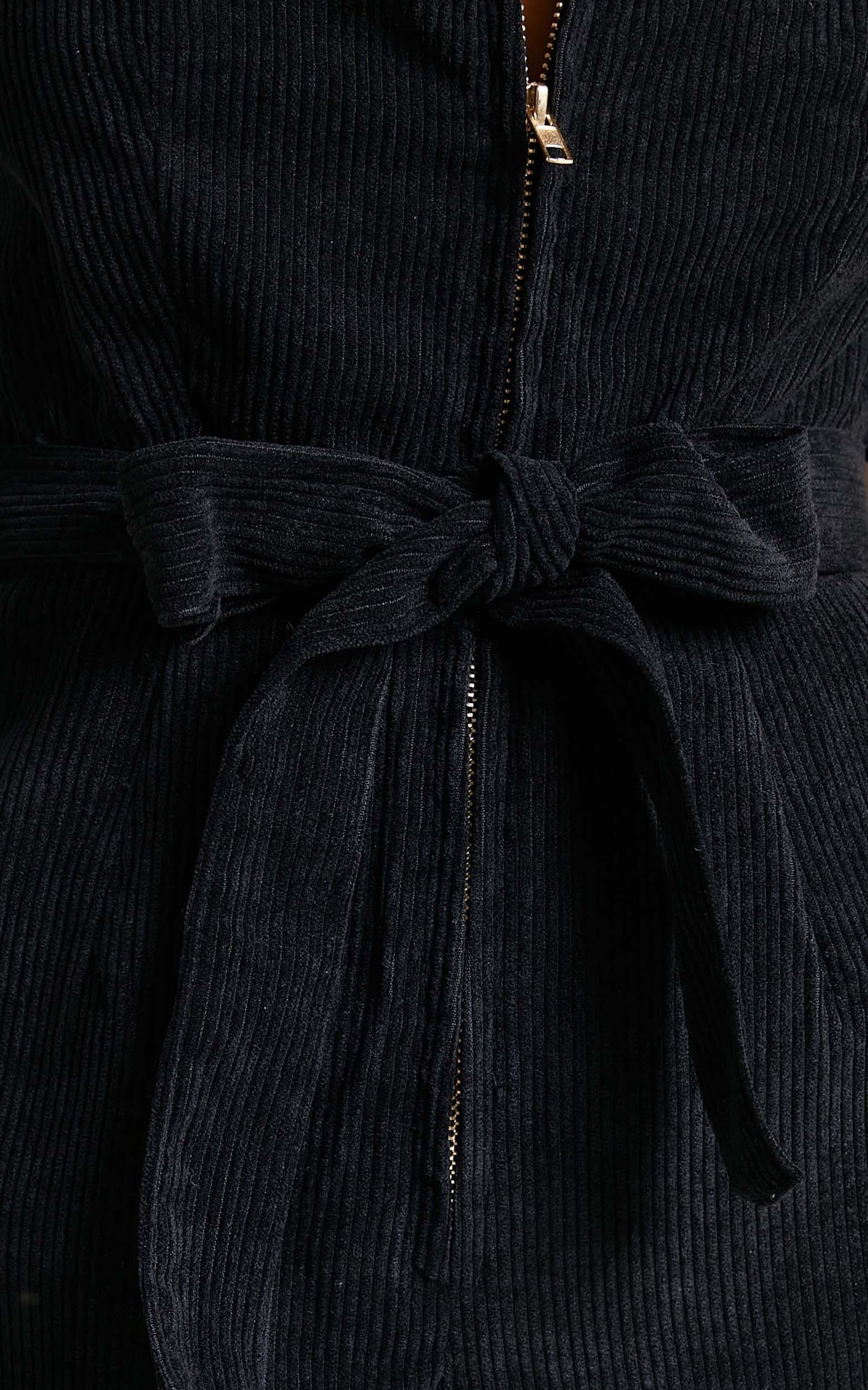Embala Playsuit in Black Cord