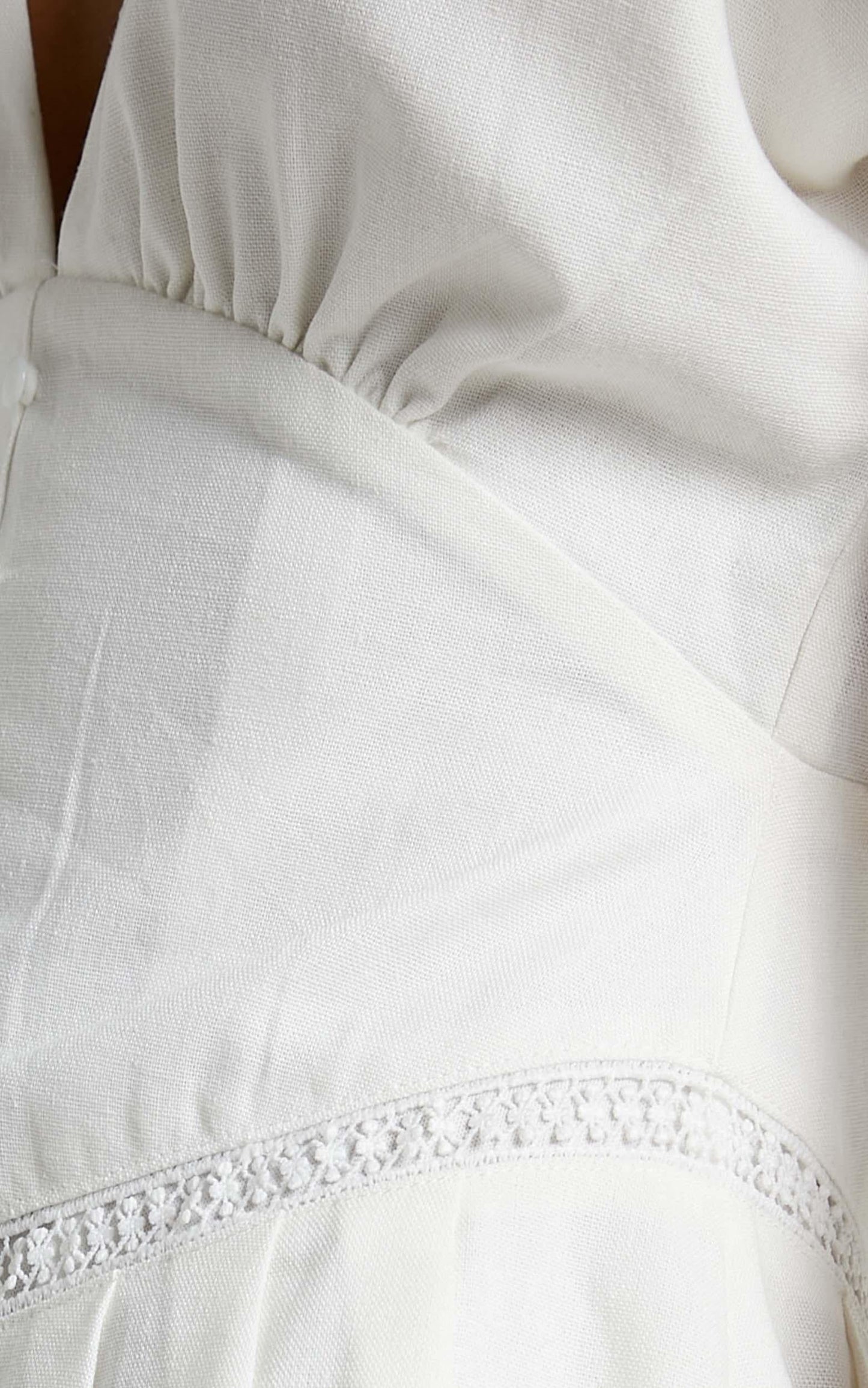 Emilija Playsuit in White