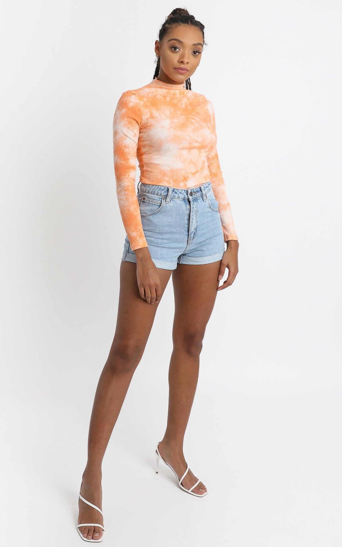 Emmie Top in Mango Tie Dye