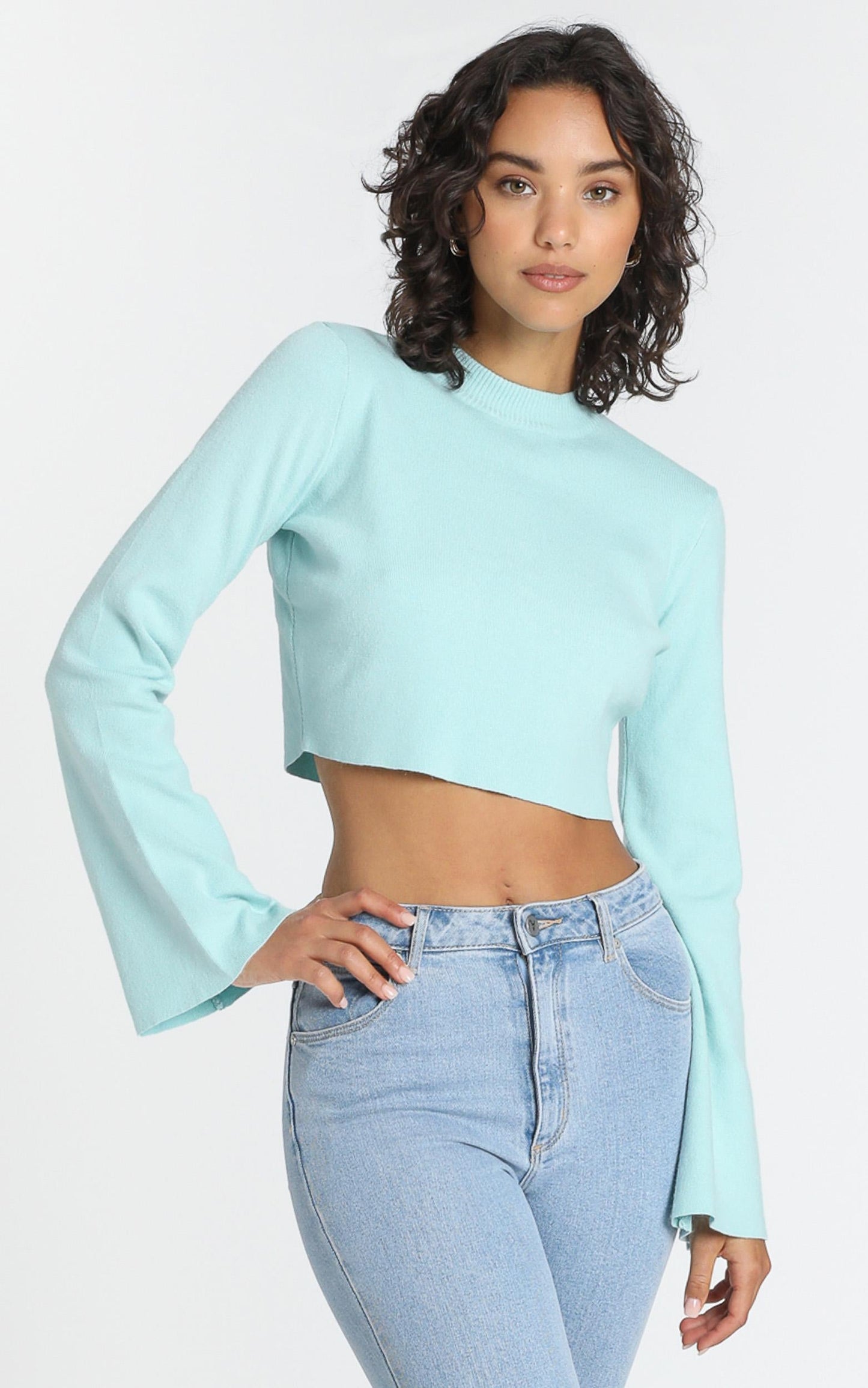 Endless Memories Knit Jumper in Sea Blue