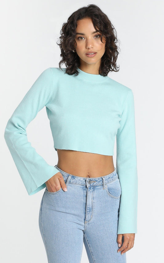 Endless Memories Knit Jumper in Sea Blue