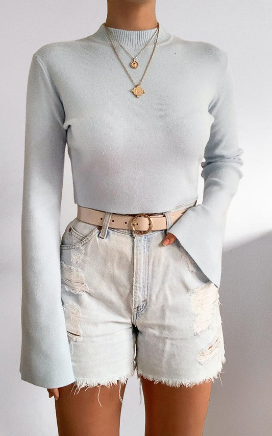 Endless Memories Knit Jumper in Blue