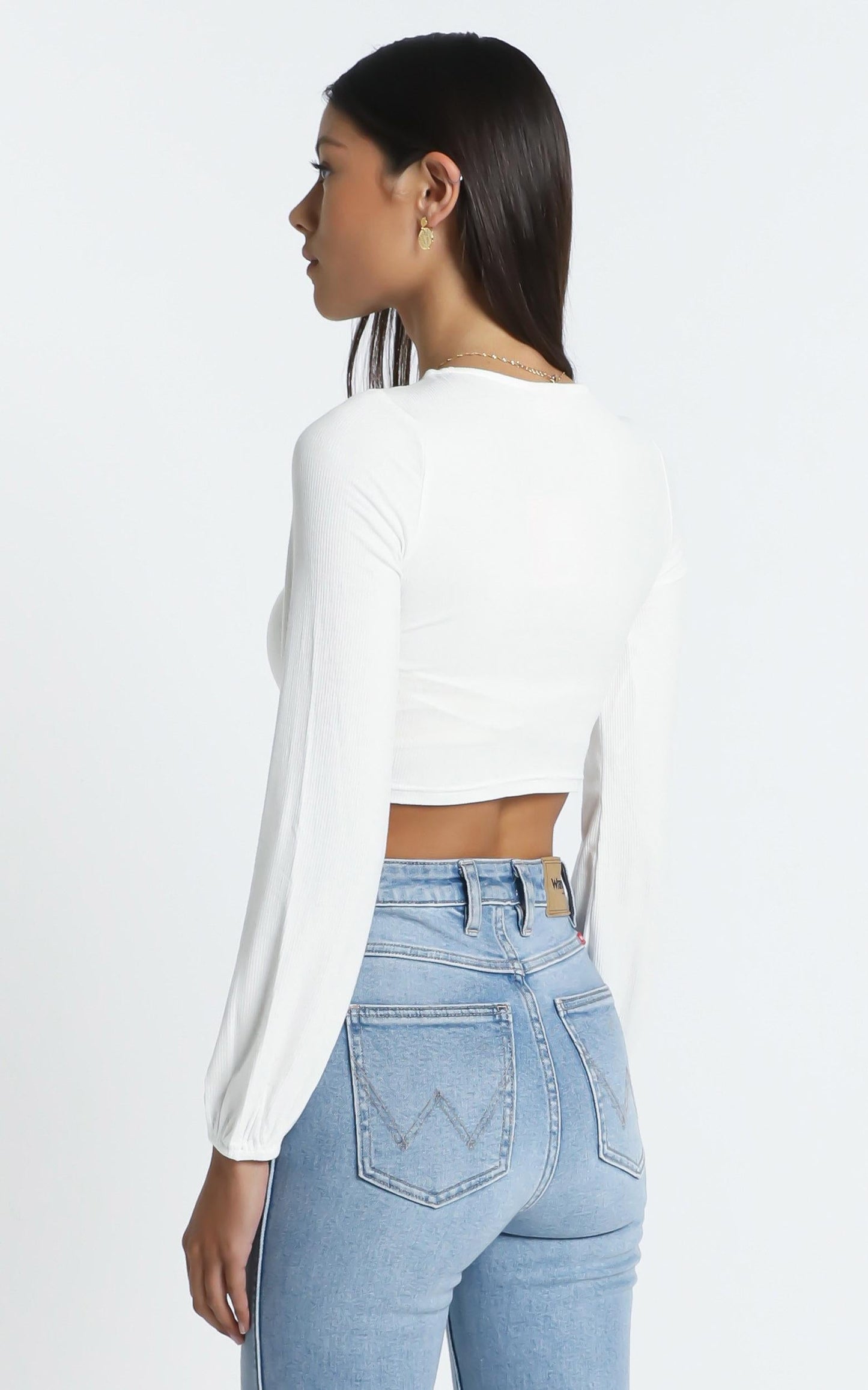 Erie Top In White