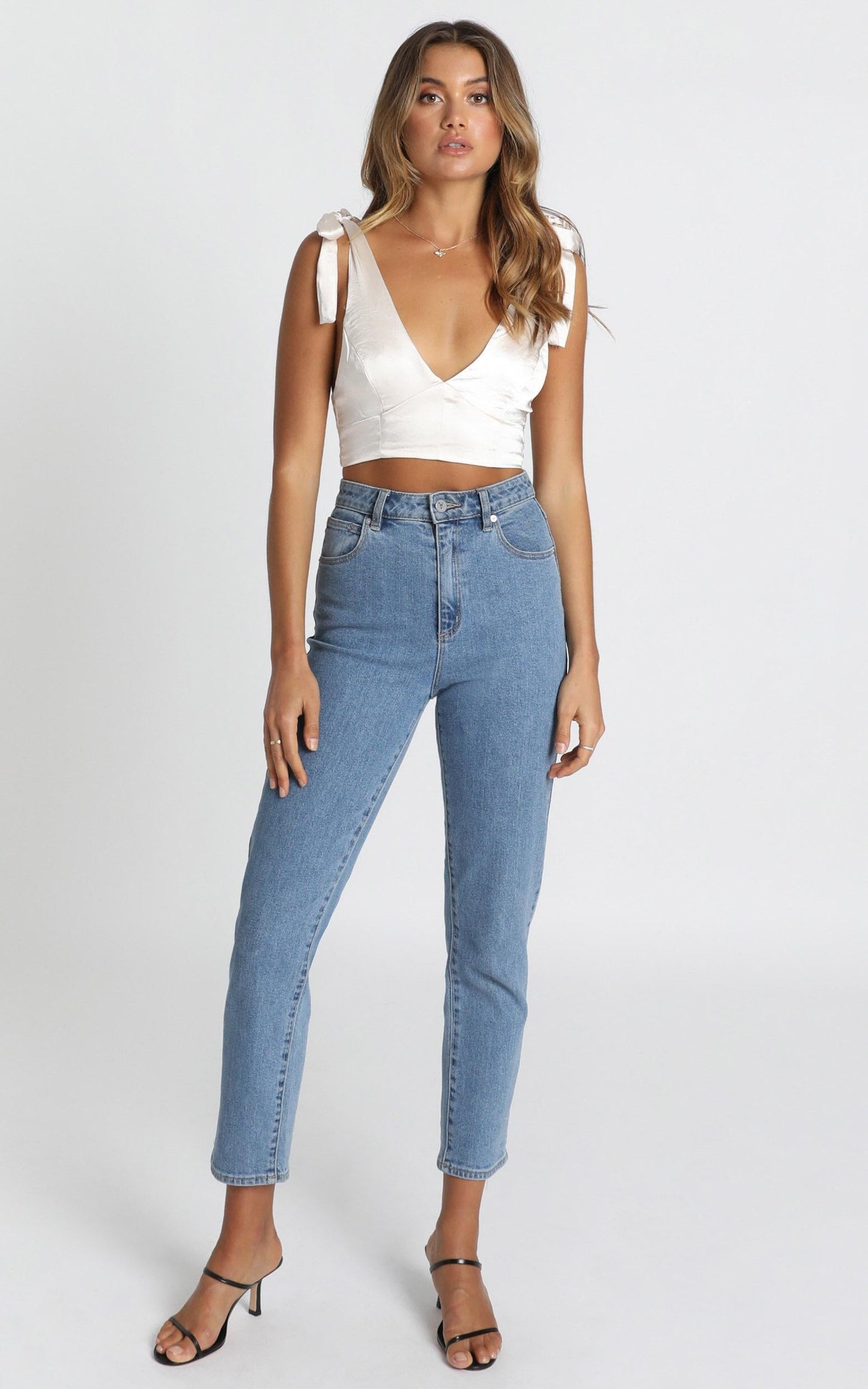 Lioness - Escape Artist Crop Top In Champagne