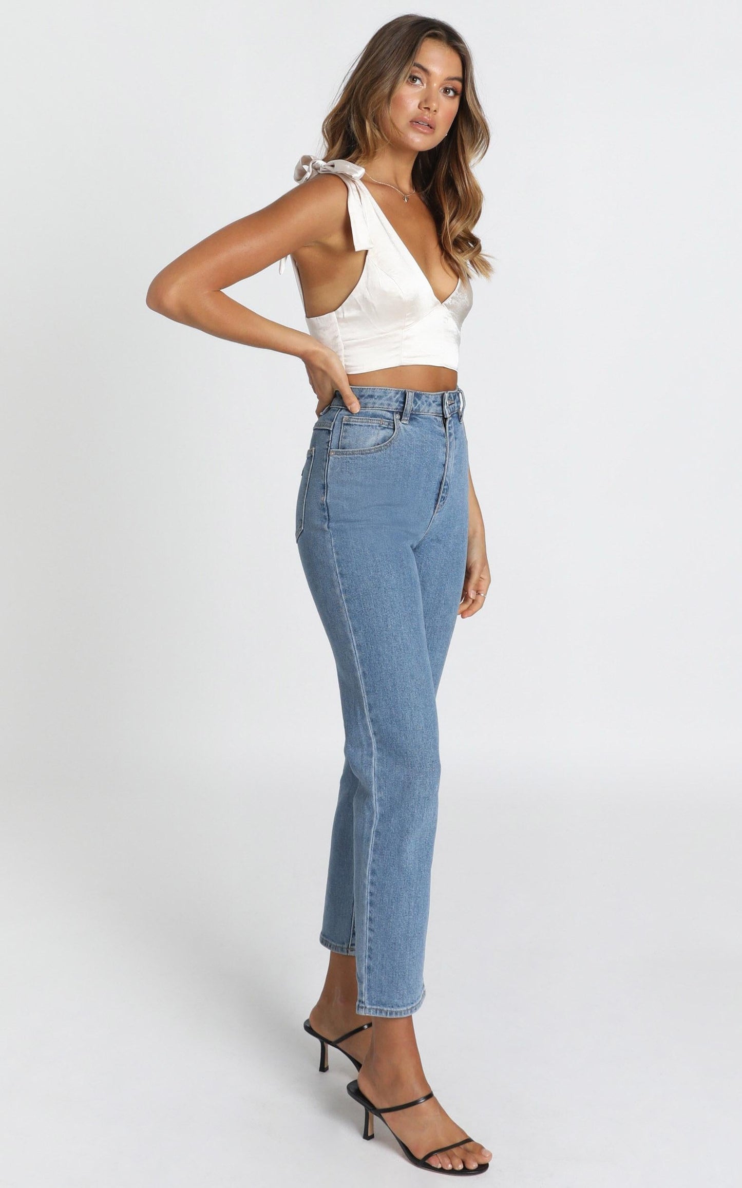 Lioness - Escape Artist Crop Top In Champagne