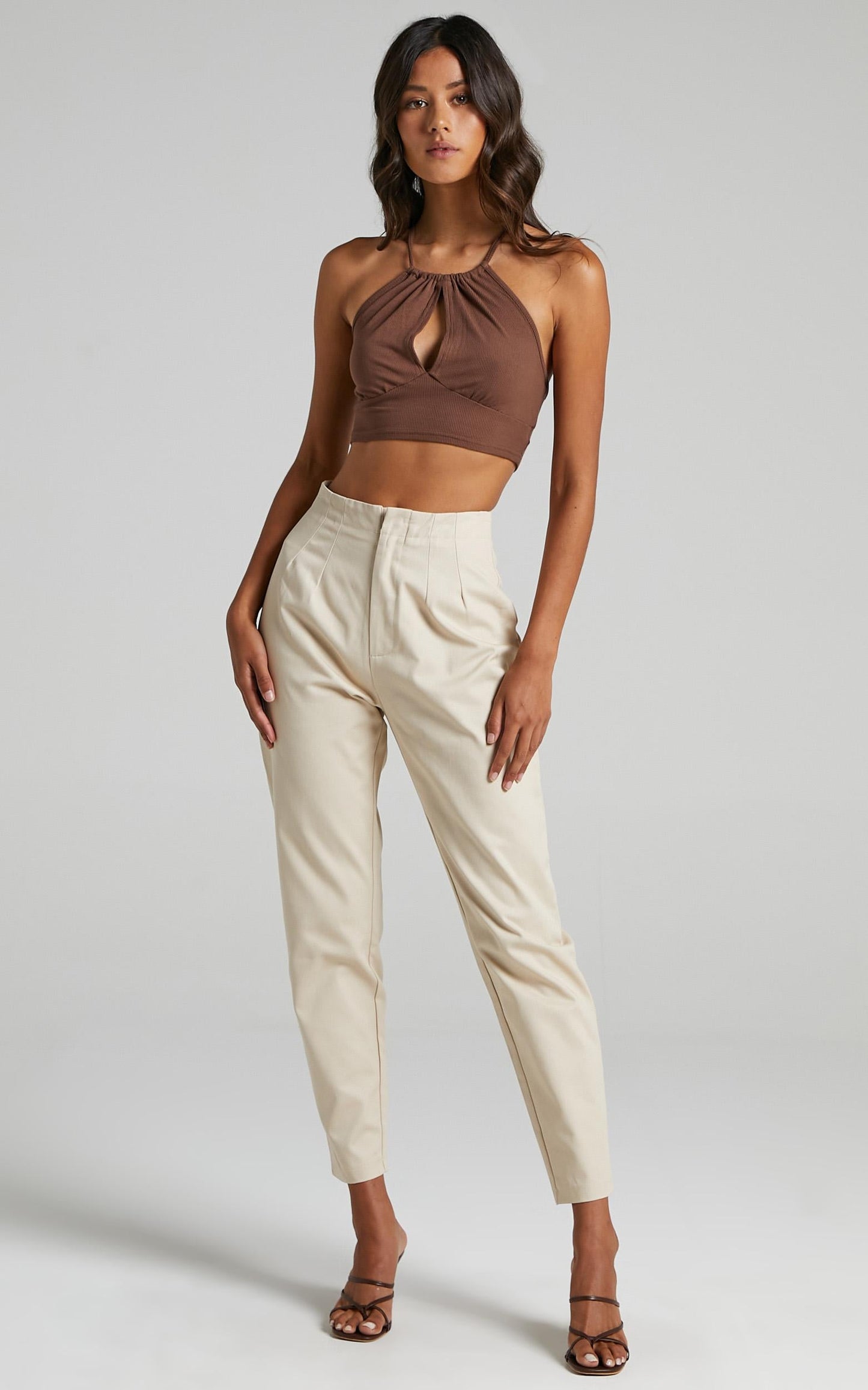 Delphine Pants in Beige