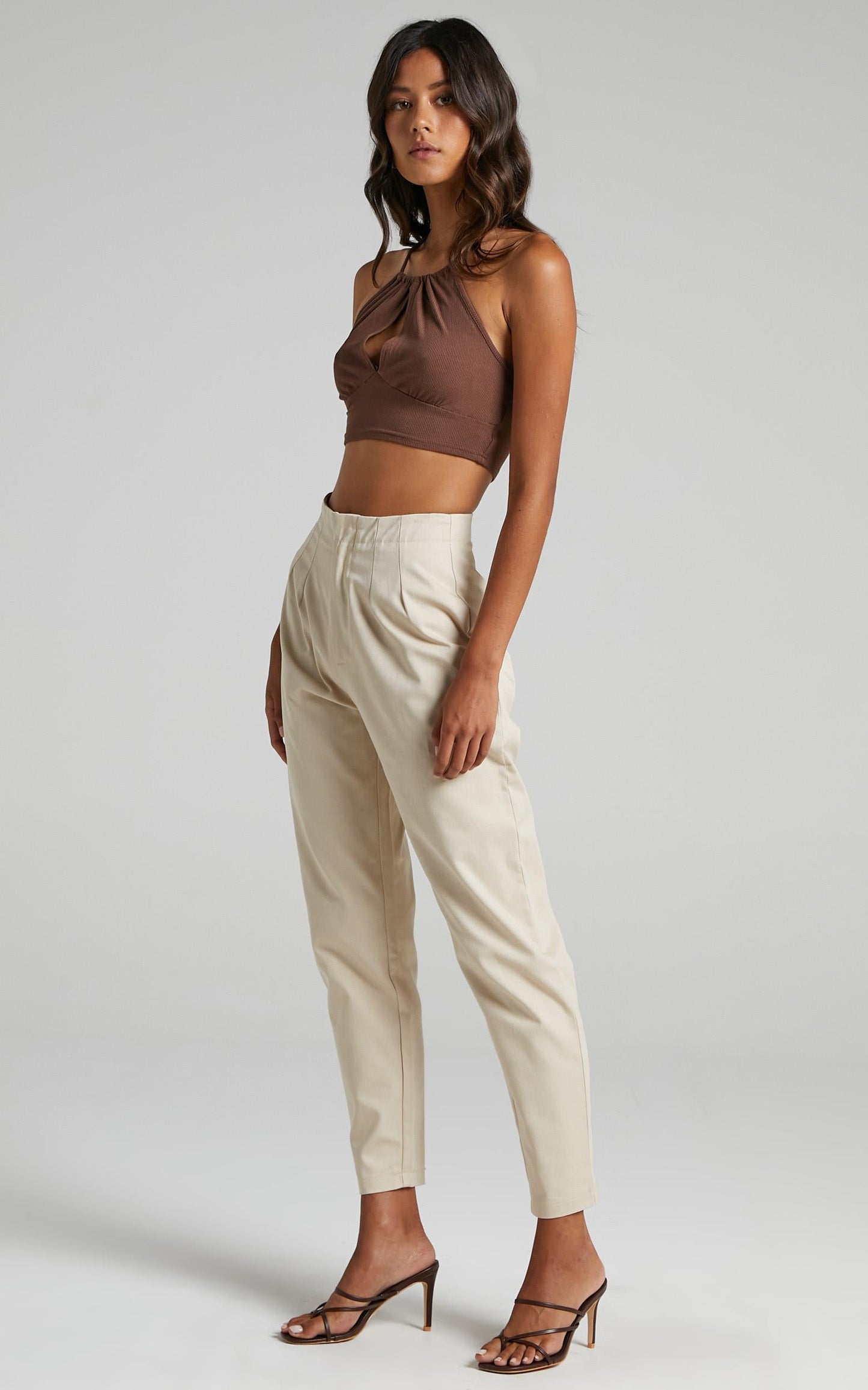 Delphine Pants in Beige