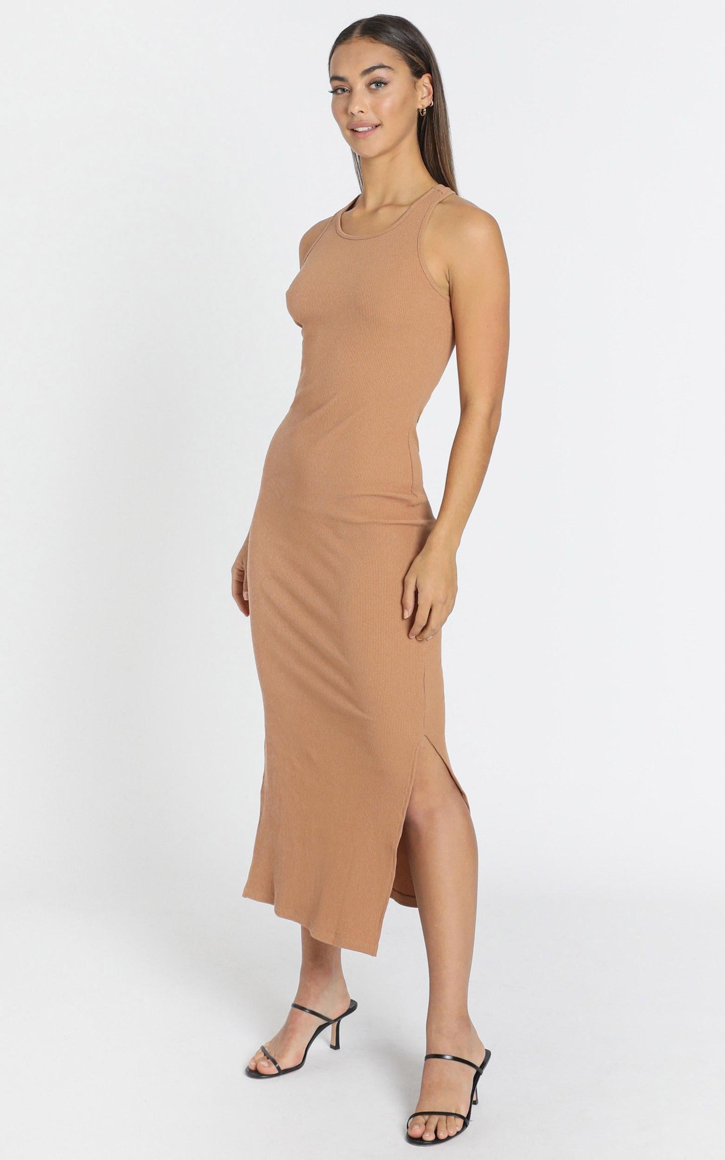 Estelle Dress in Camel