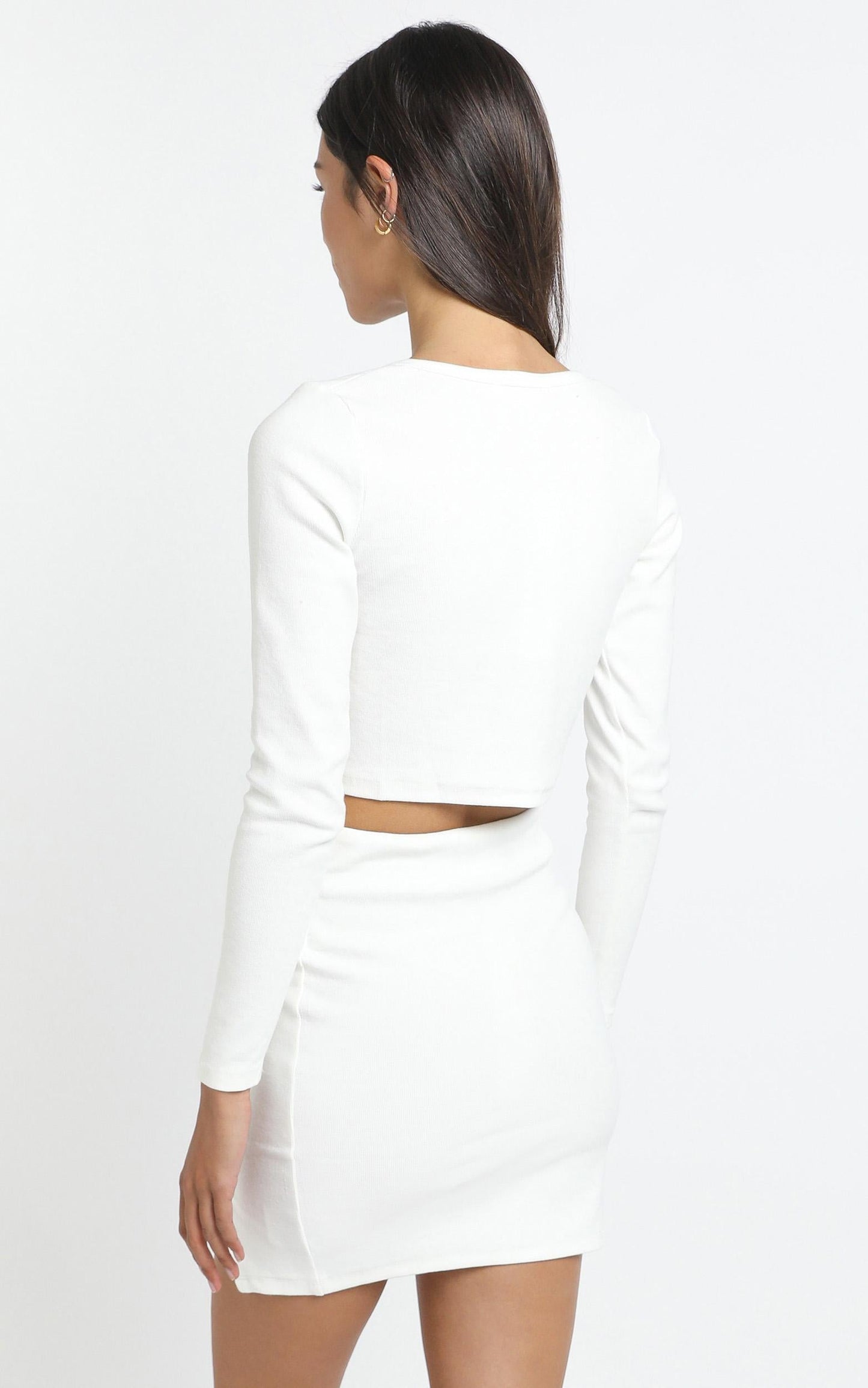 Evelyn Two Piece Set in White