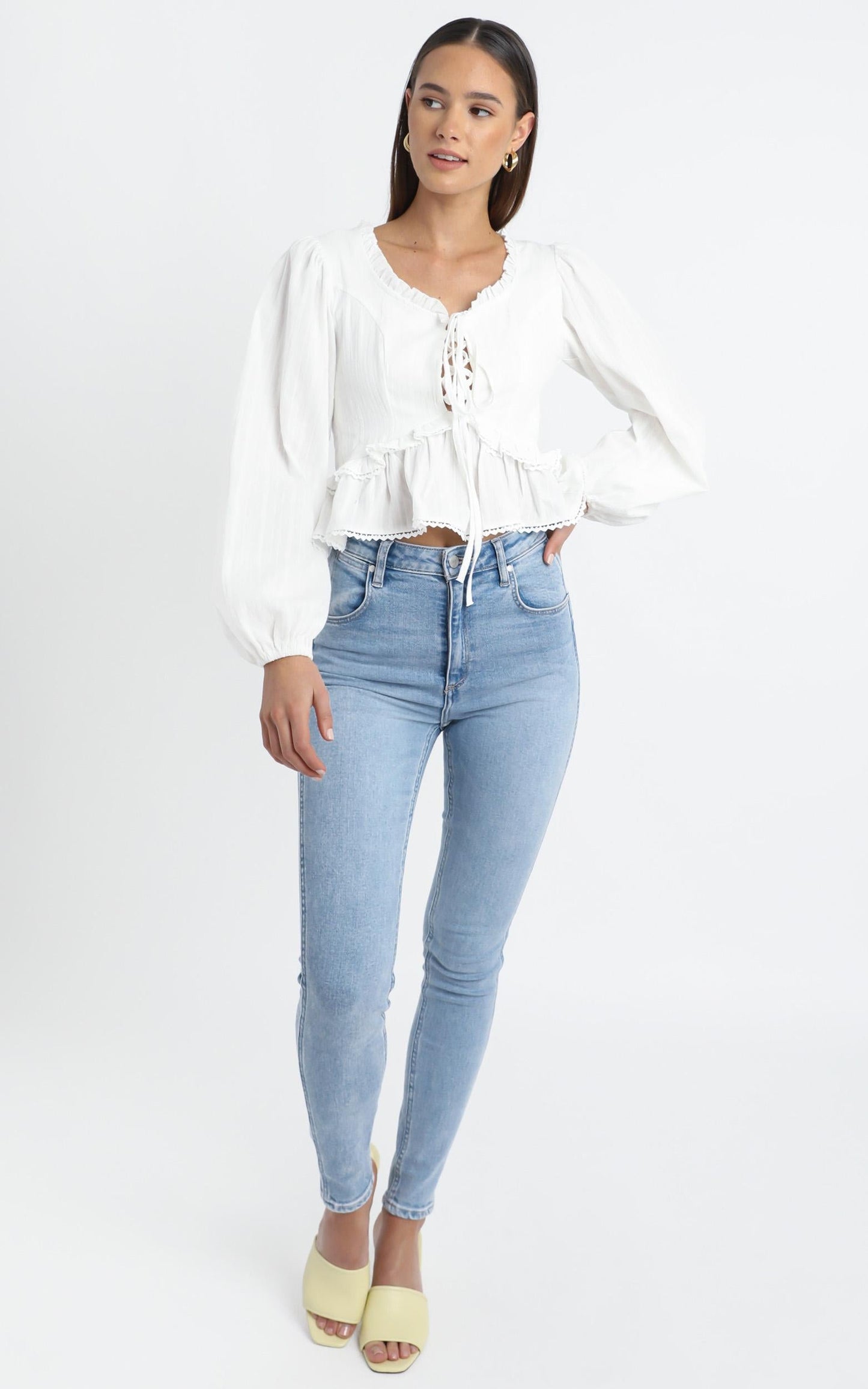 Everett Top in Cream