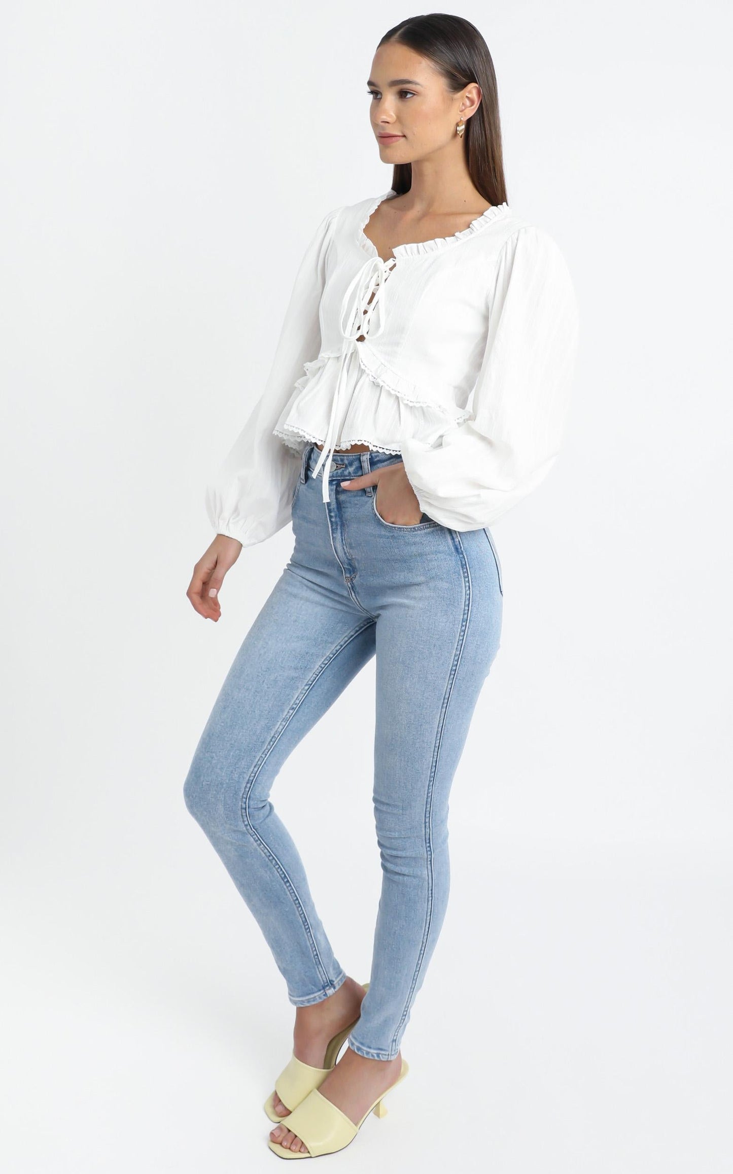 Everett Top in Cream