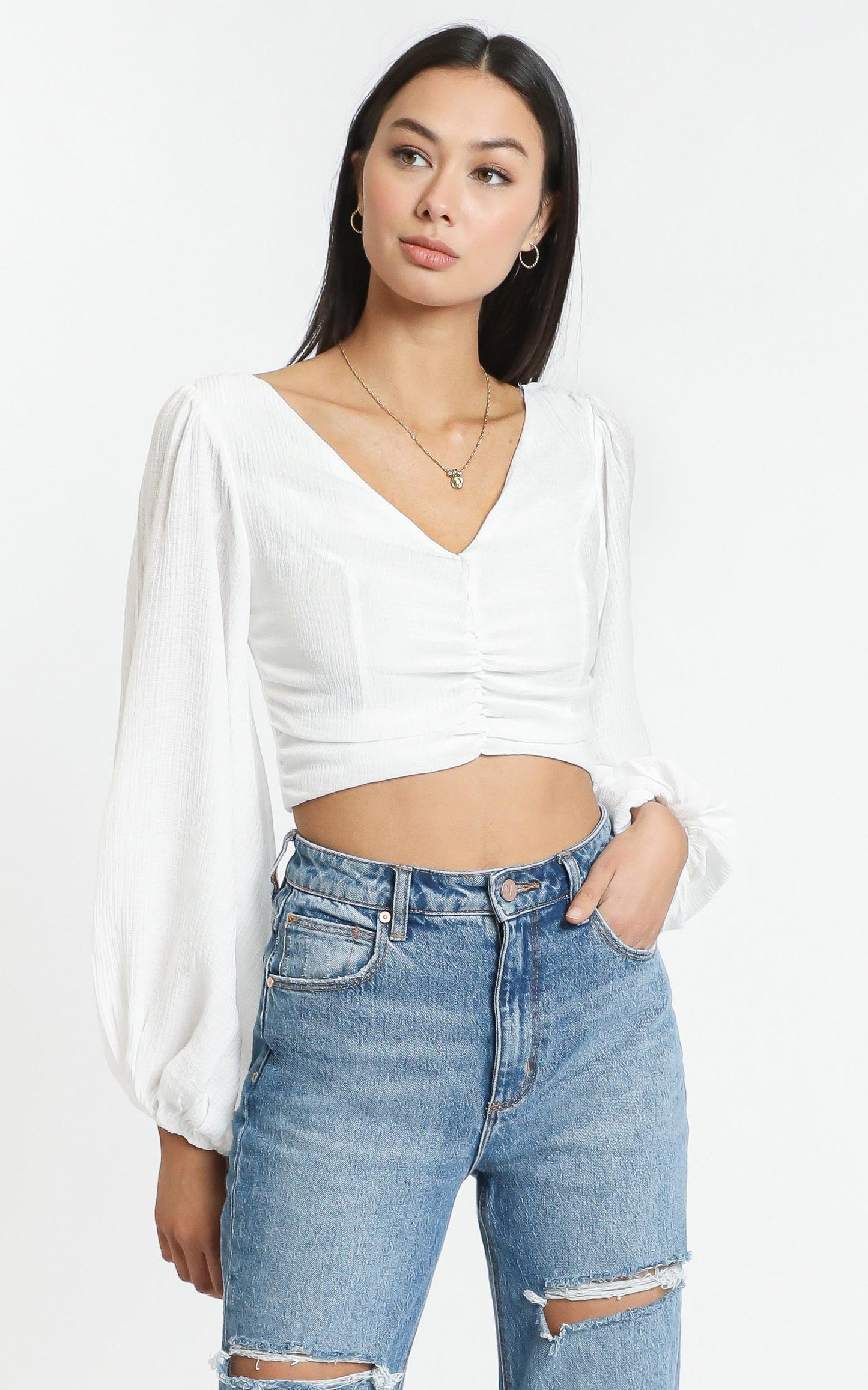 Everly Top in White
