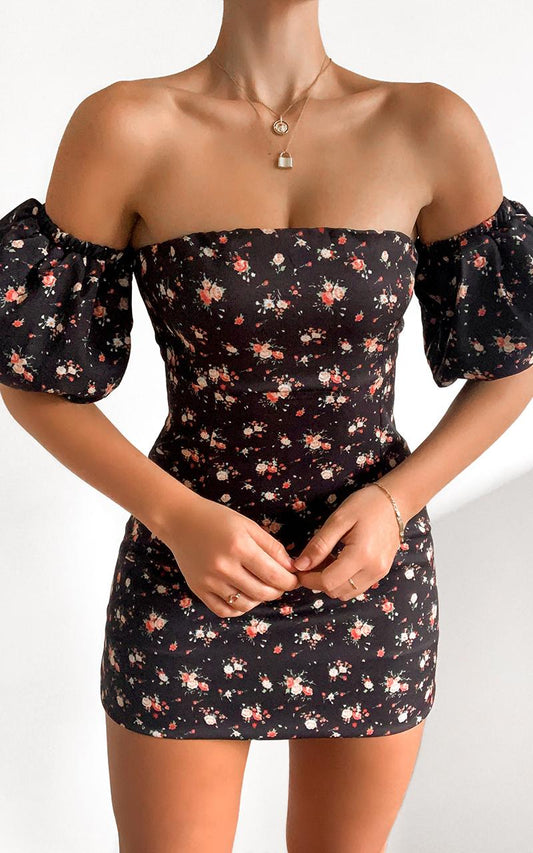 Everybody But You Dress in Black Floral