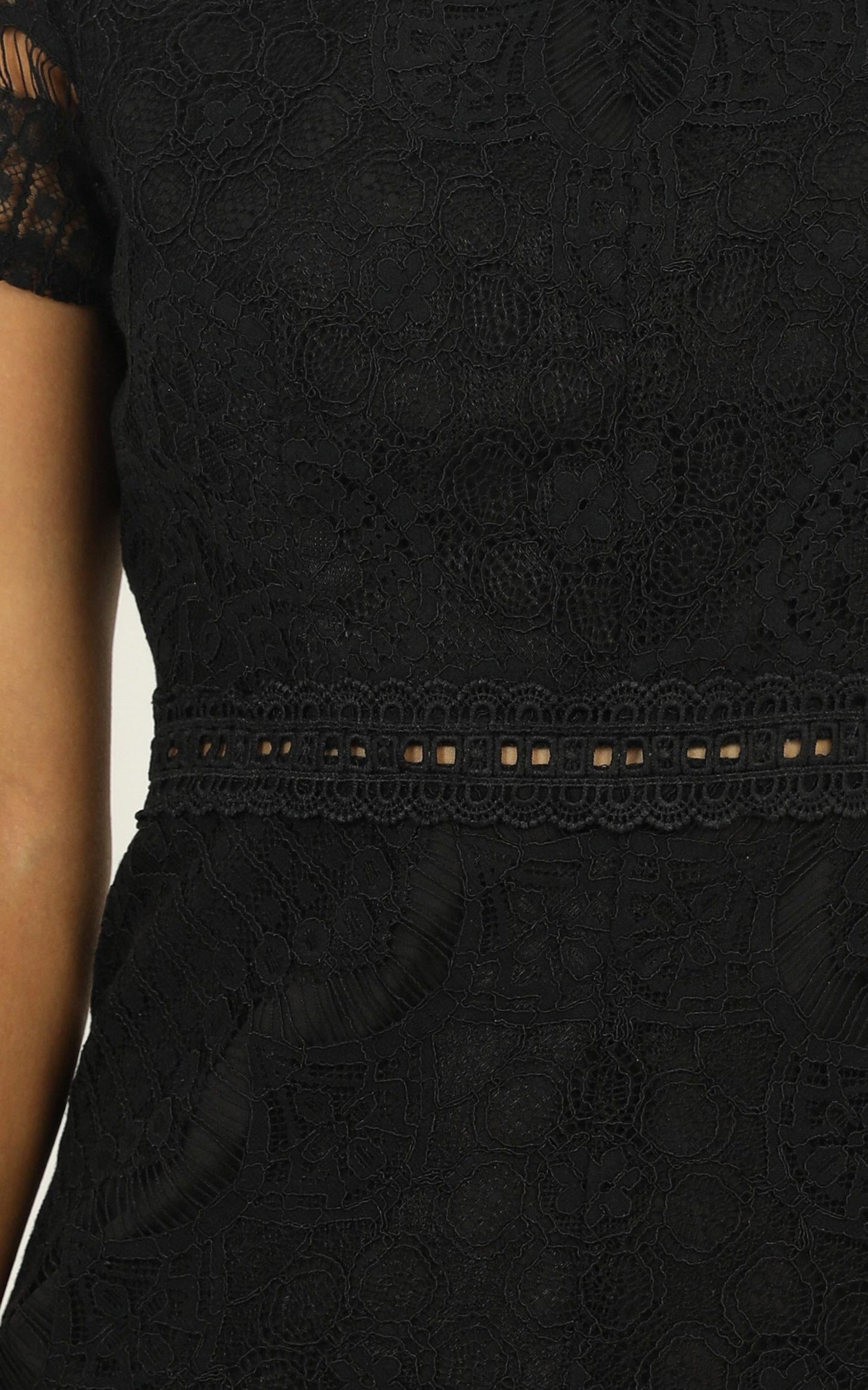 Everything Is Fabulous Dress In Black Lace
