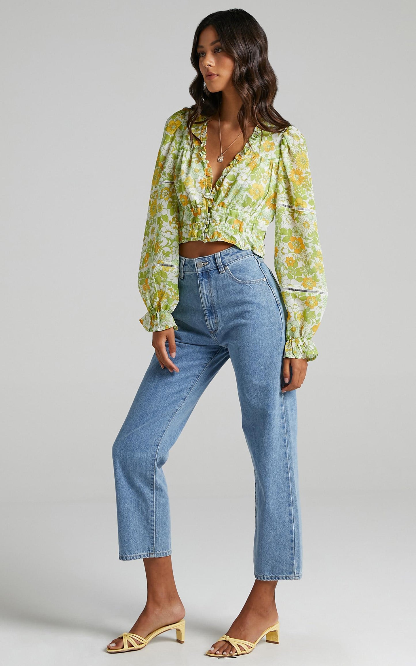 Eze Top in Harmony Floral Chiffon