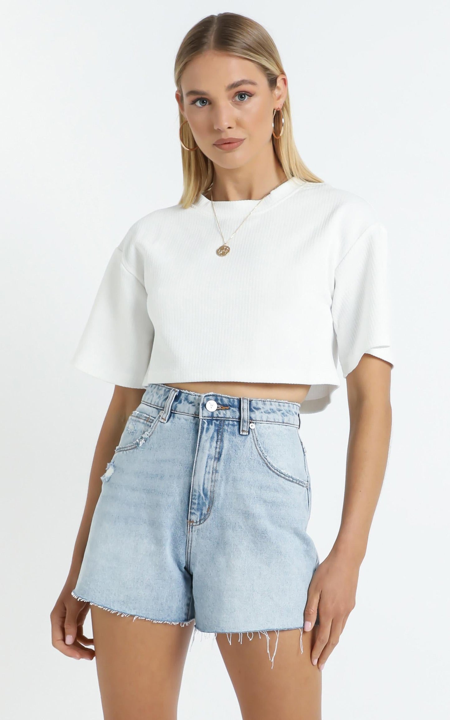 Ezmae Top in White