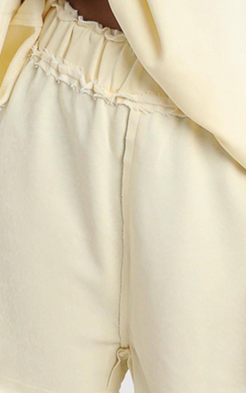 Fable Shorts in Pastel Yellow