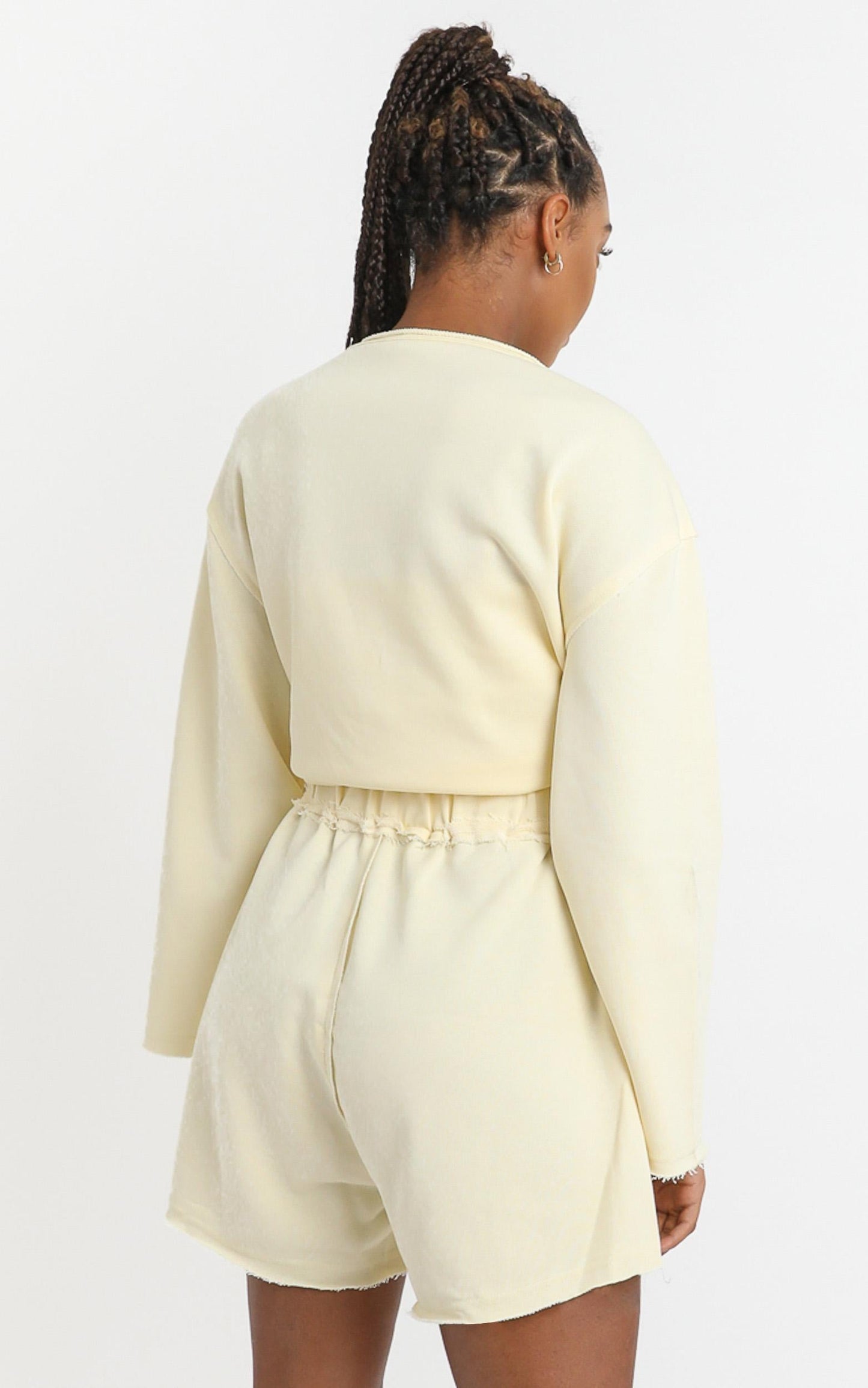 Fable Shorts in Pastel Yellow