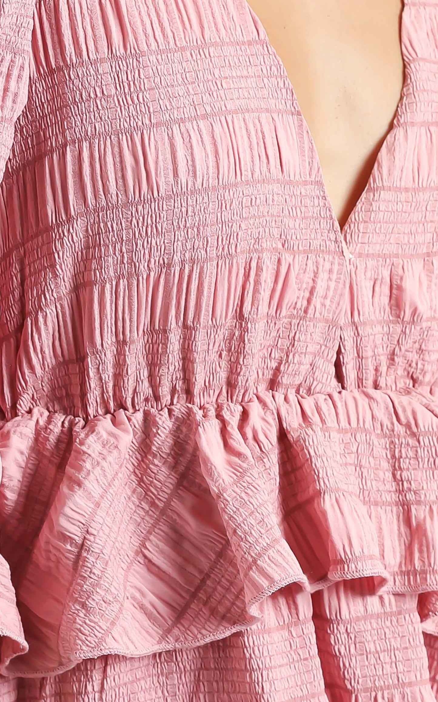 Addilyn Dress in Rose Check