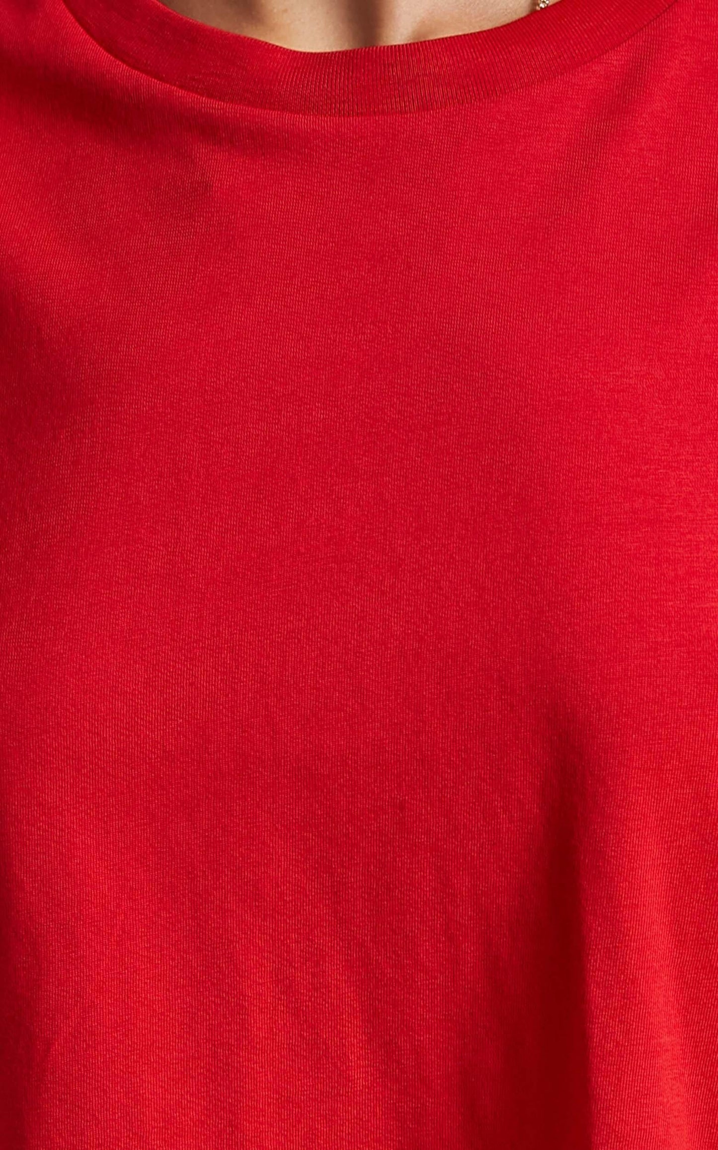 AS Colour - Crop Tee in Red