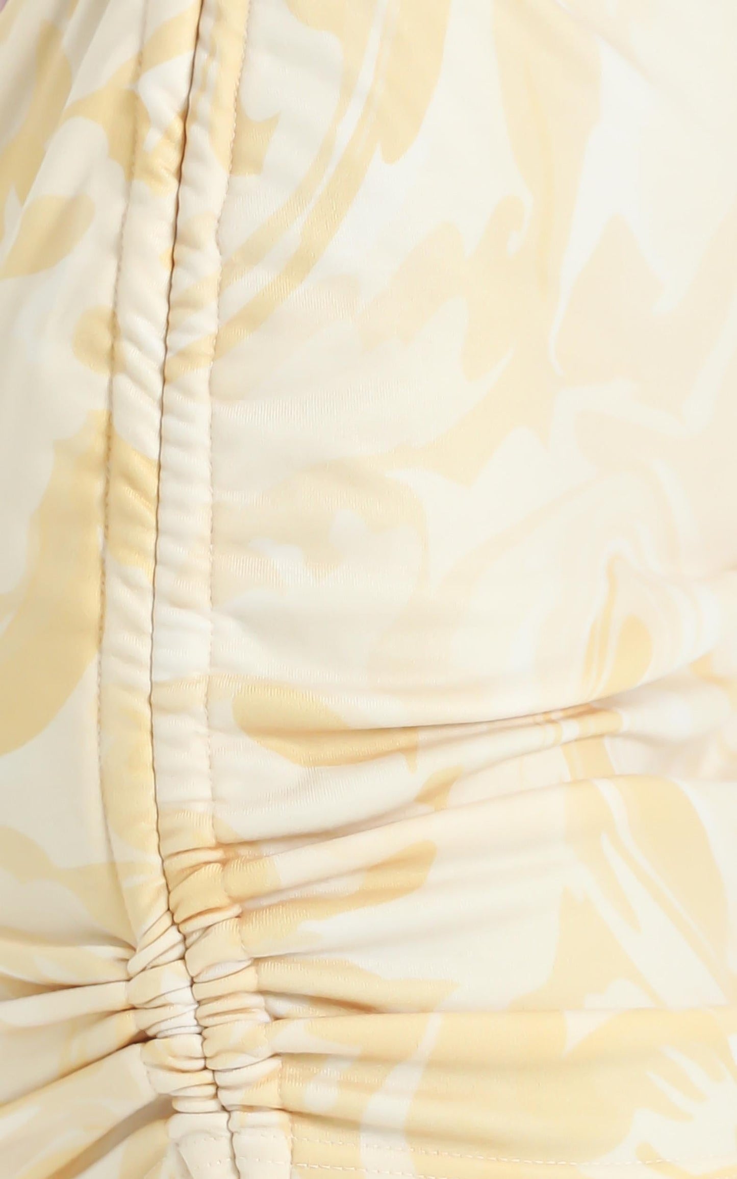 Braith Dress in Yellow Marble