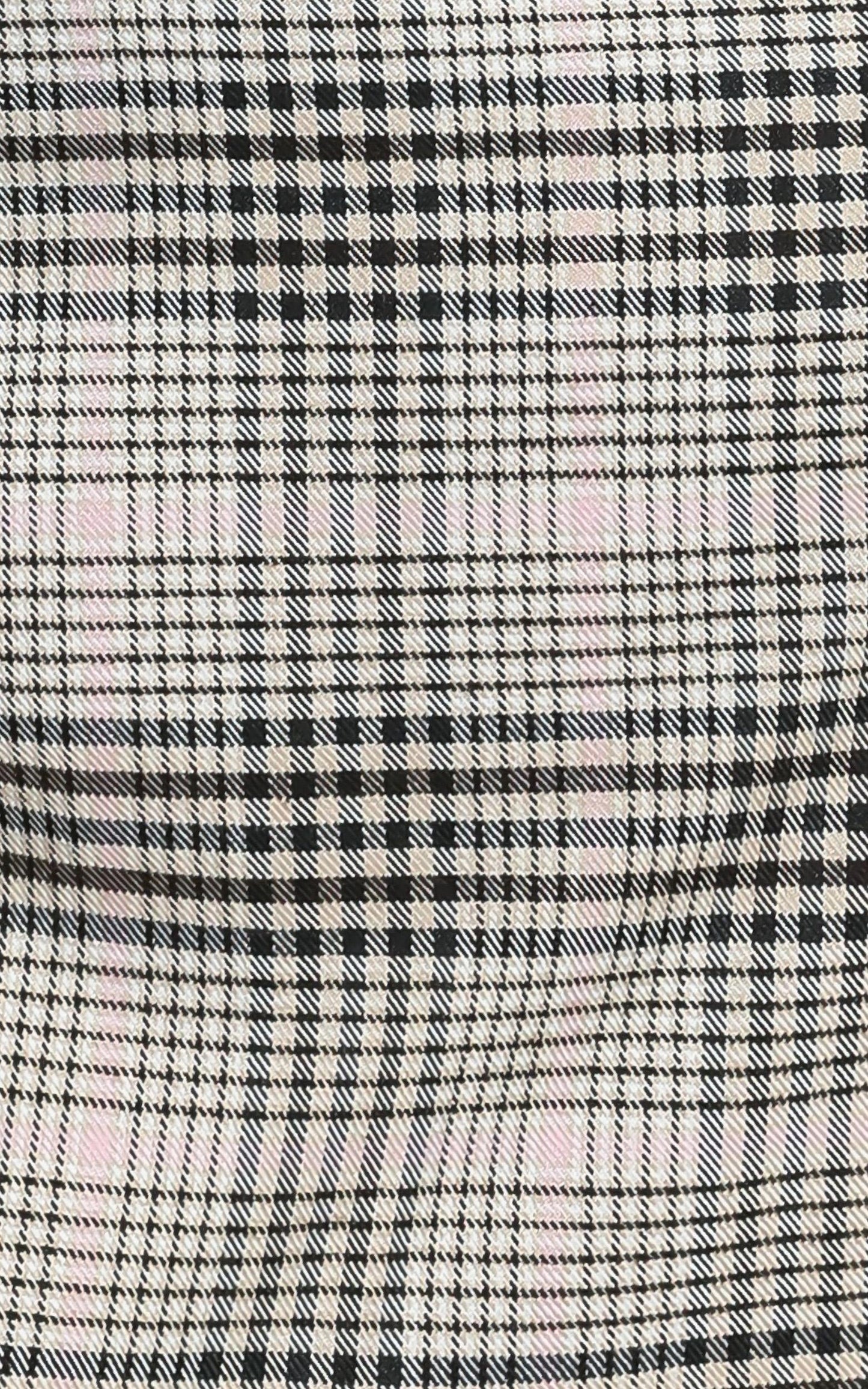 First Editions Skirt in Soft Pink Check