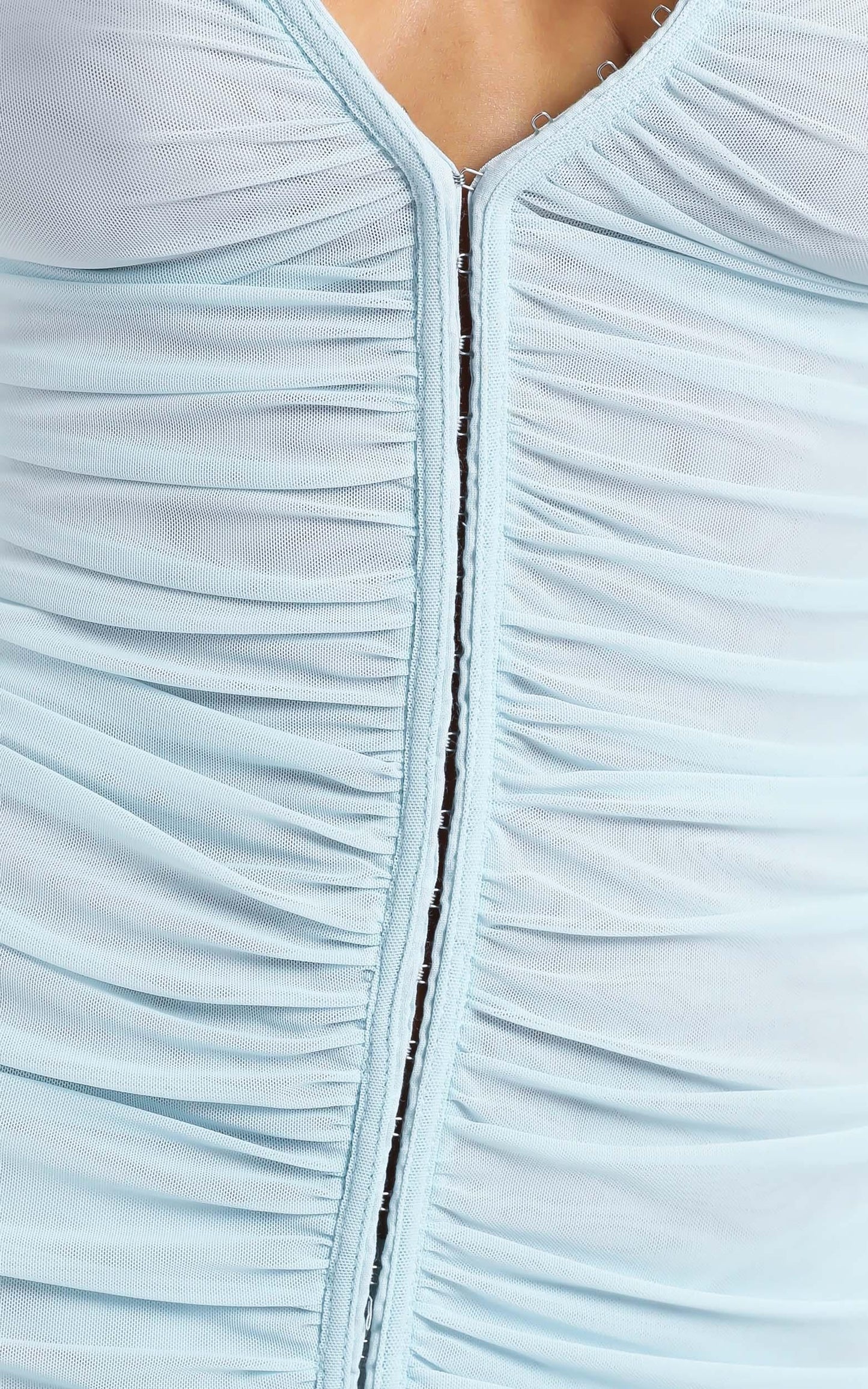 Lioness - Garter Mini Dress in Sky Blue