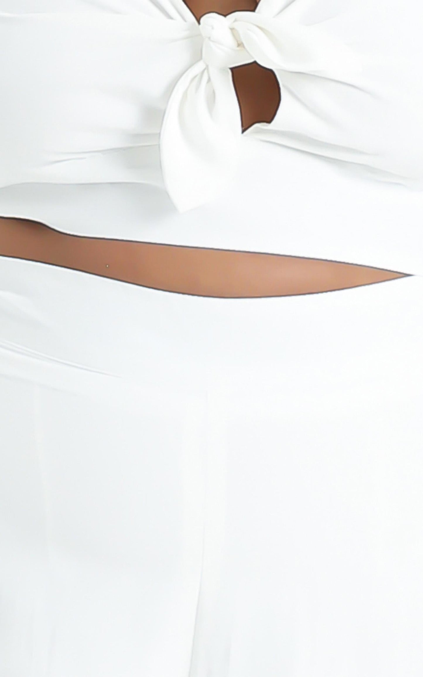 Maria Two Piece Set in White
