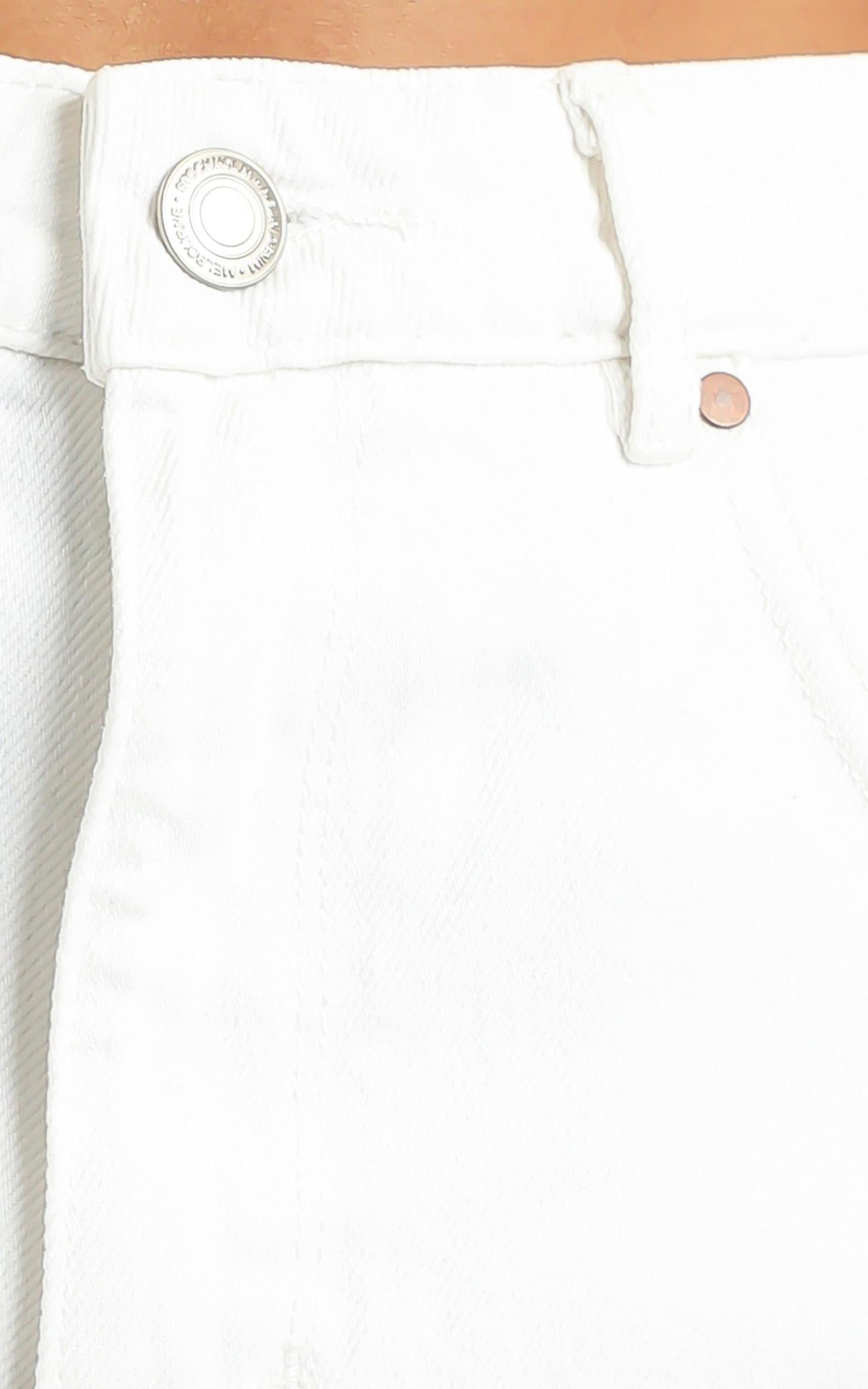 Neuw - Lola Denim Short in White Rip
