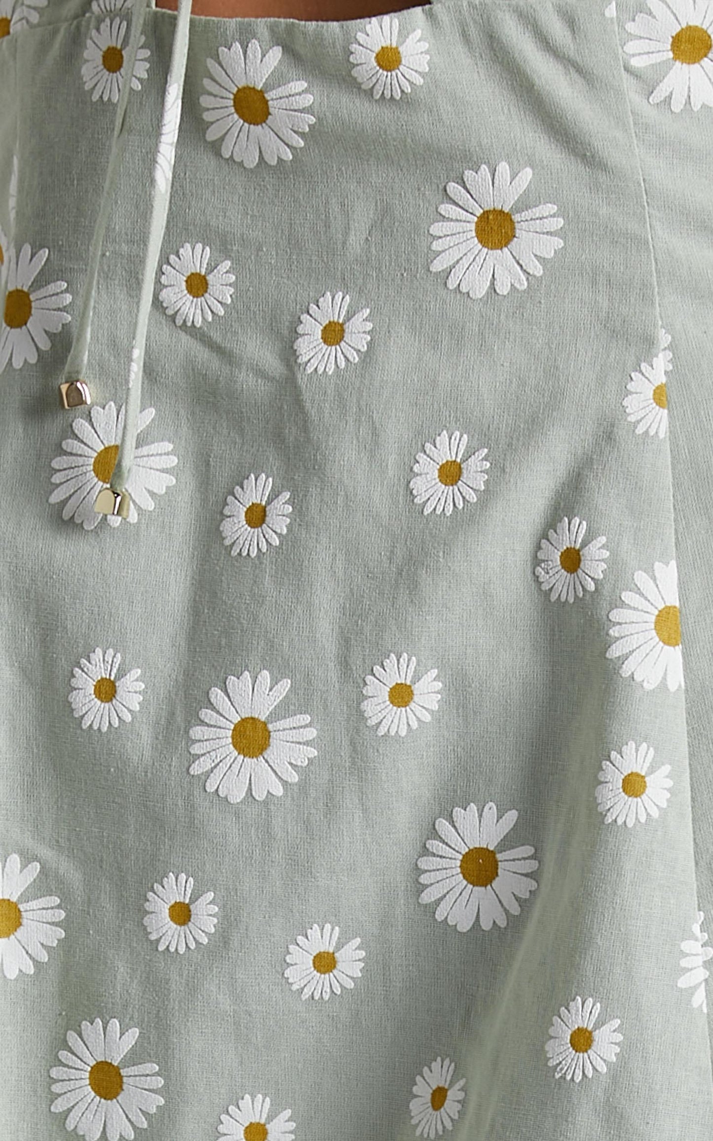 Olenna Dress in Sage Daisies