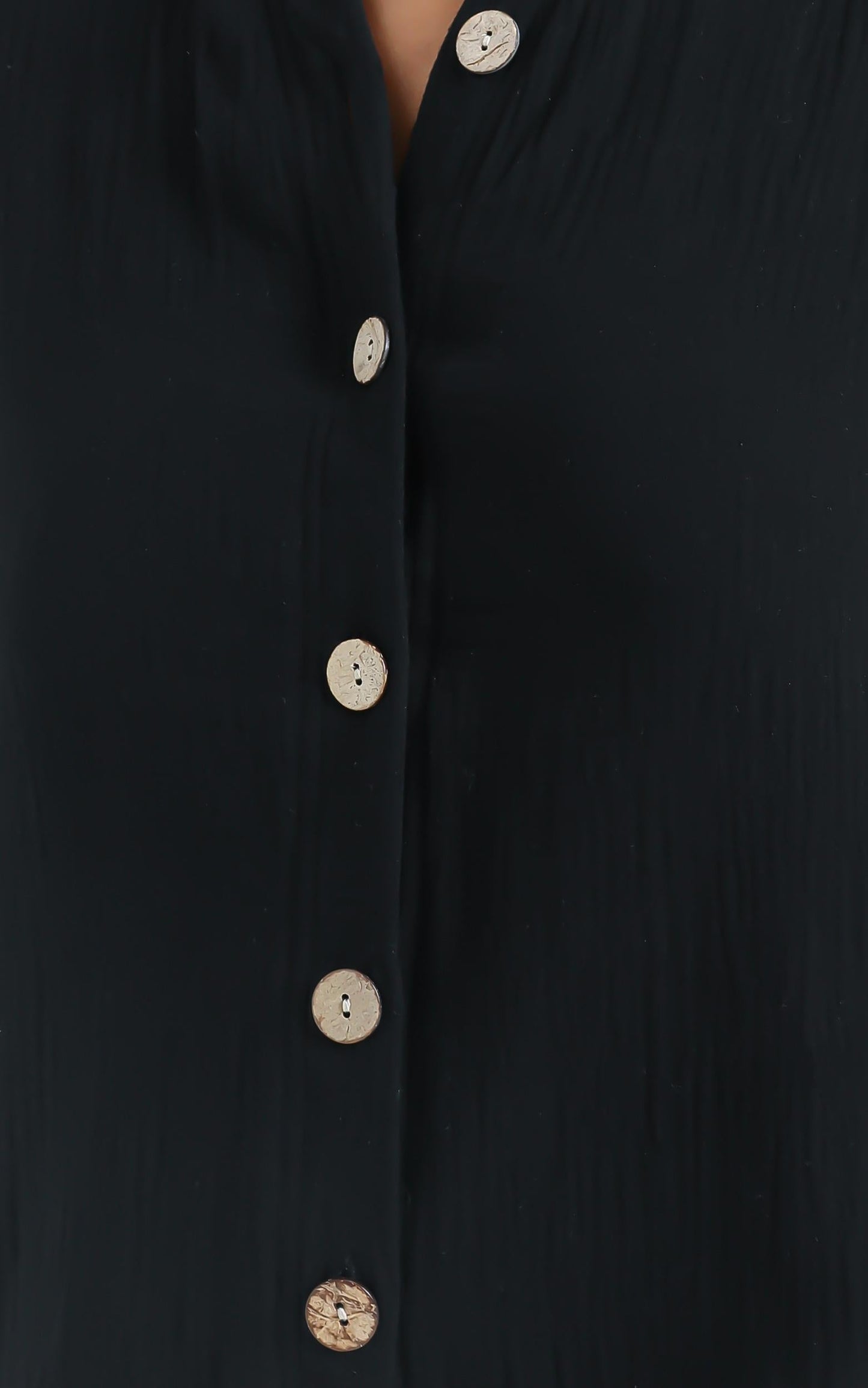 Reta Textured Playsuit In Black