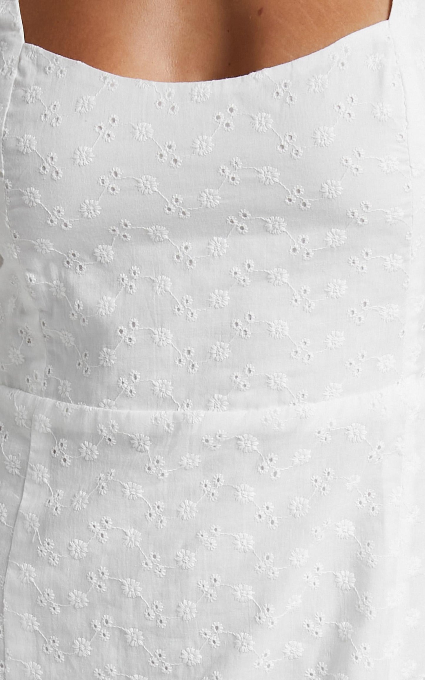 Tintalle Dress in White Broderie