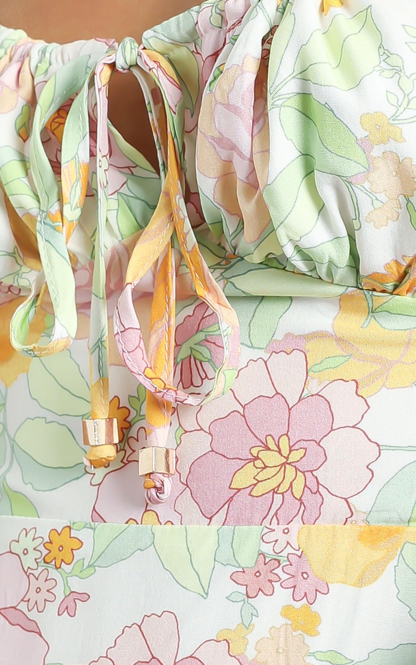 Barreta Dress in Linear Floral