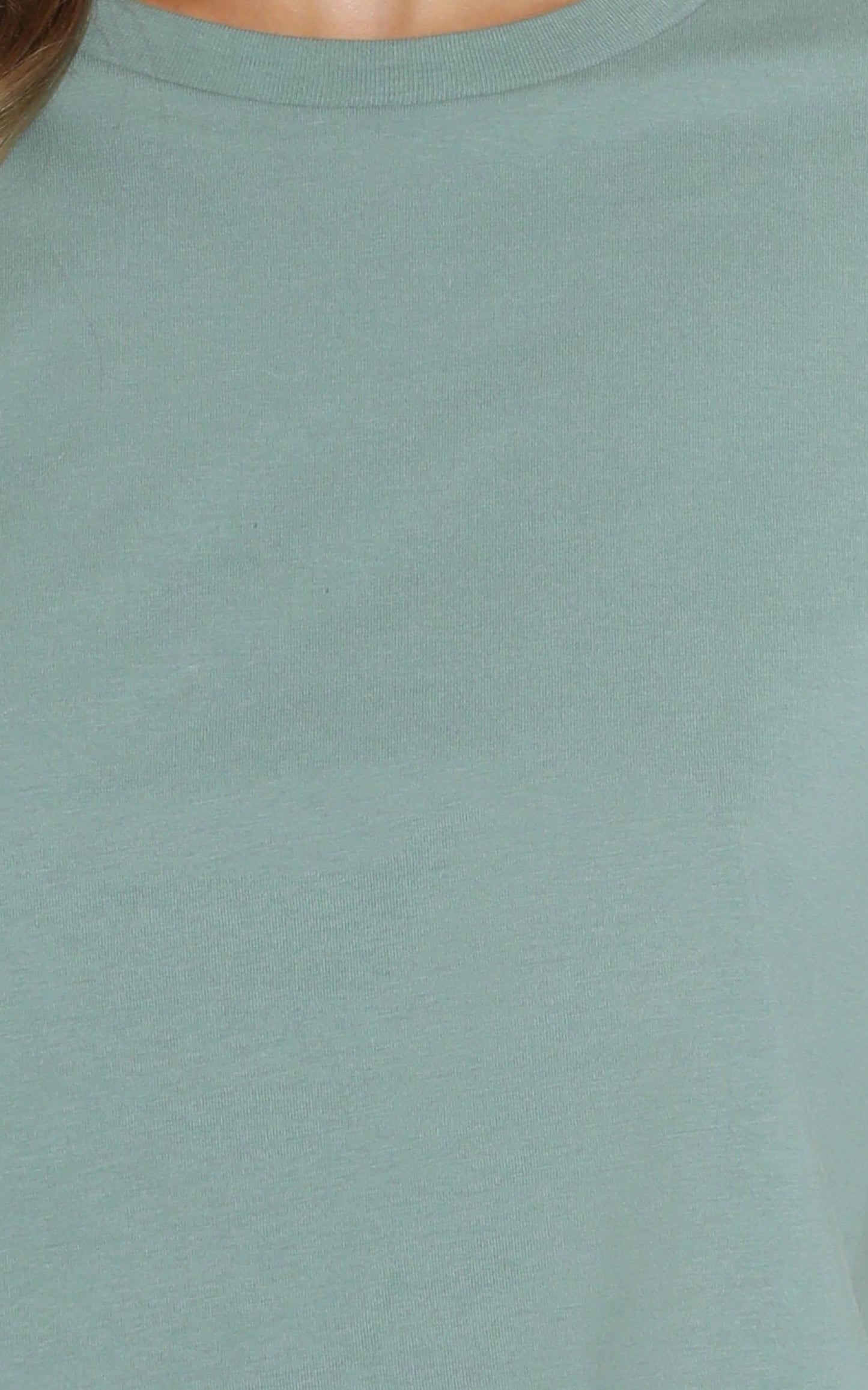 AS Colour - Crop Tee in Sage