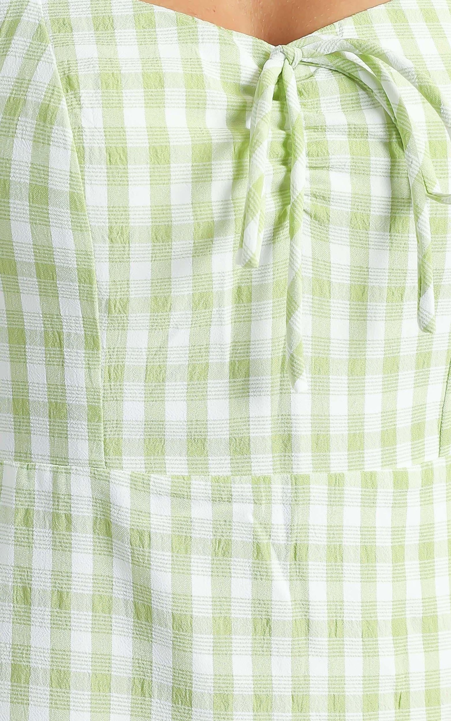 Fifi Dress in Green Check