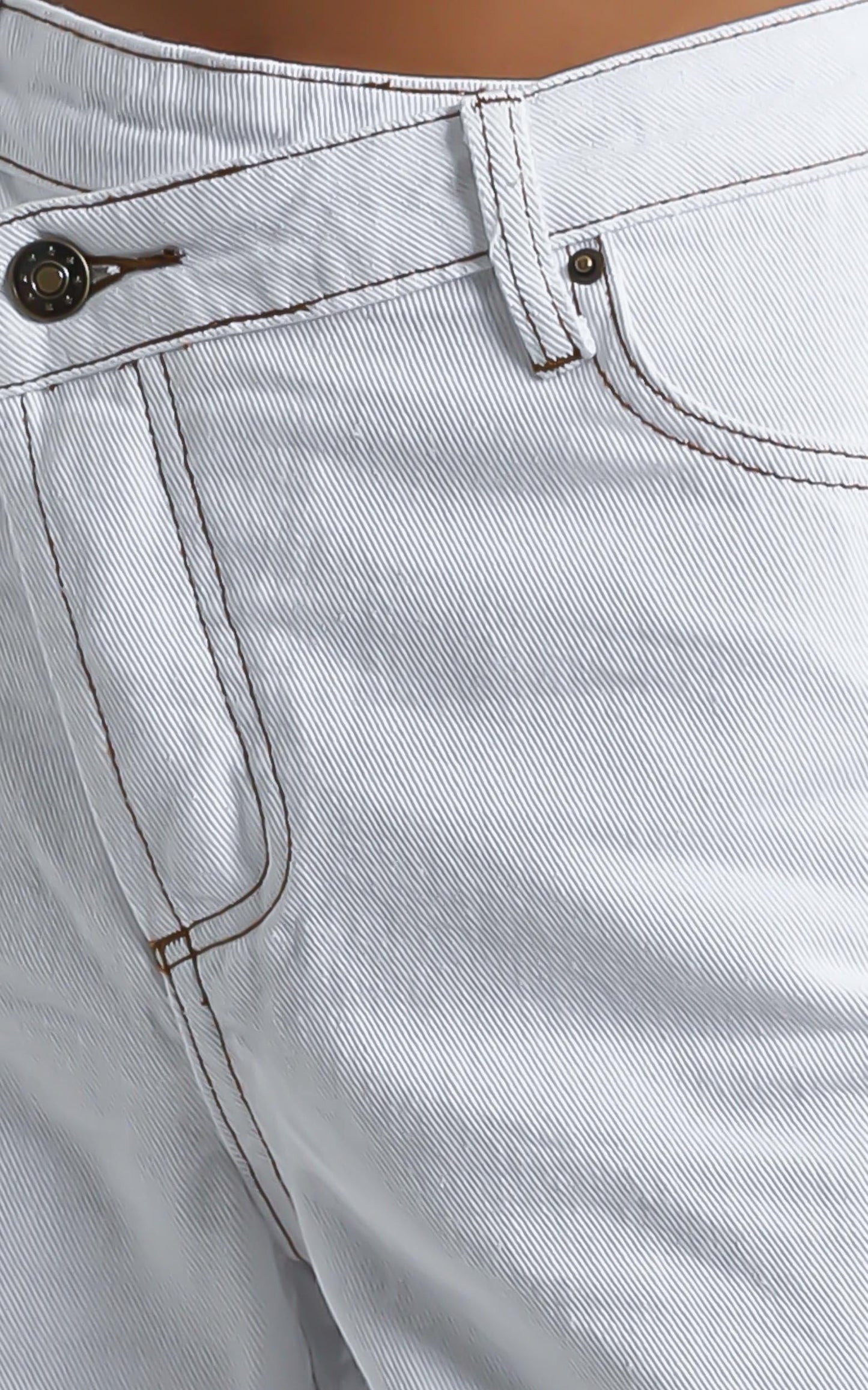 Lioness - Lowrider Denim Short in White Denim