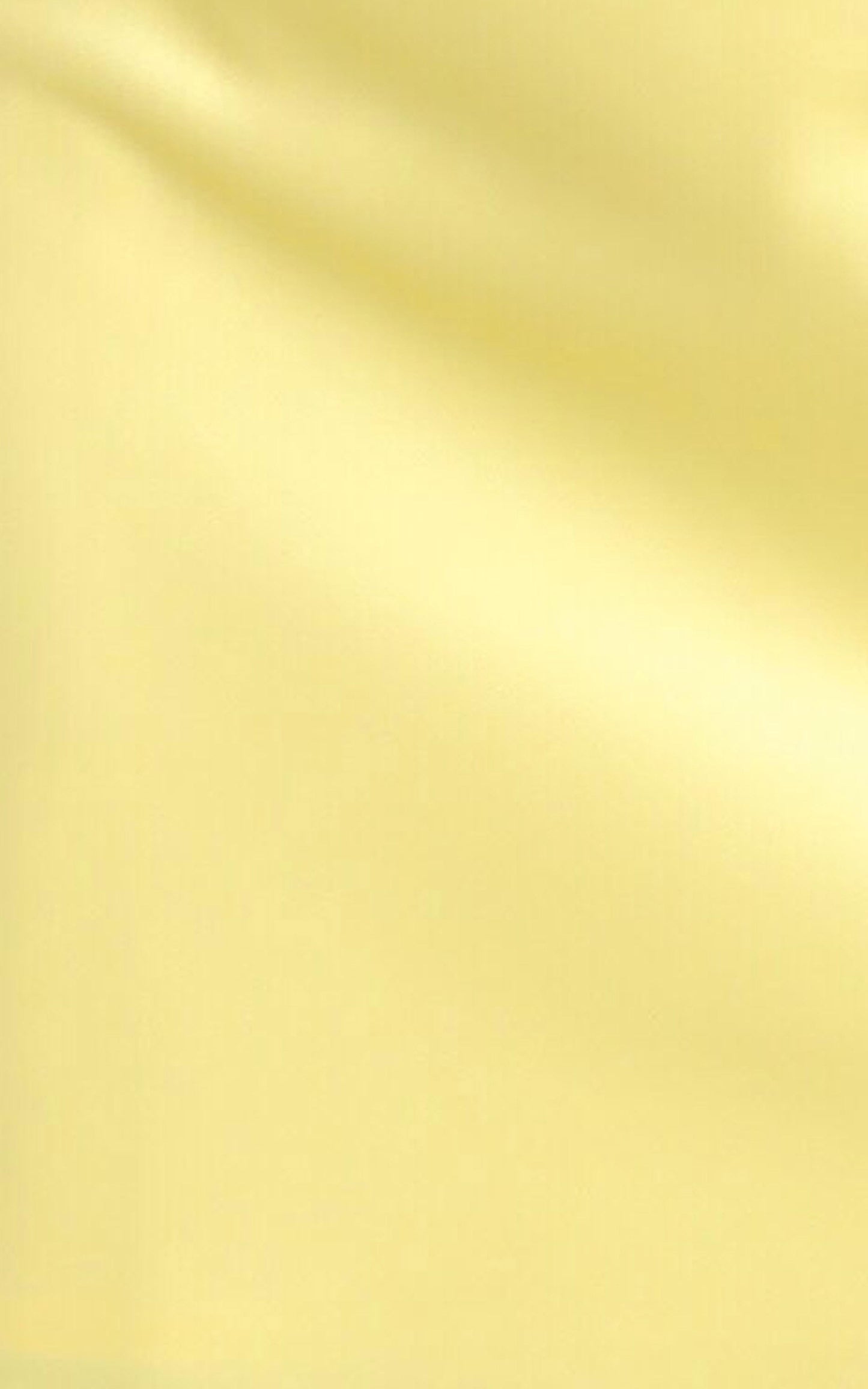 Mini Slip Skirt in Lemon Satin
