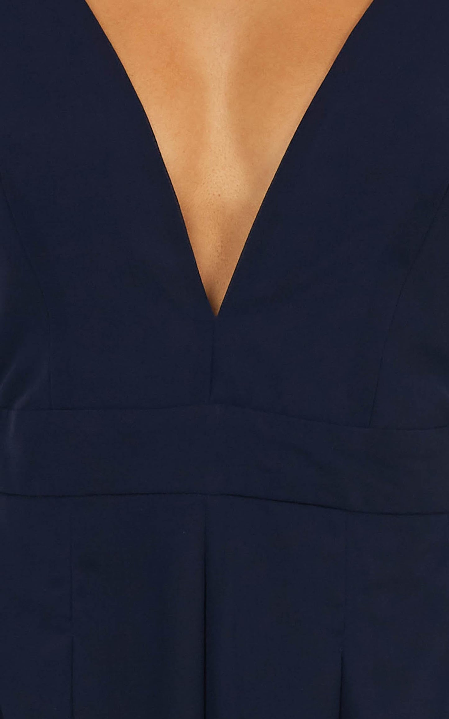 Non Stop Dancer Playsuit In Navy