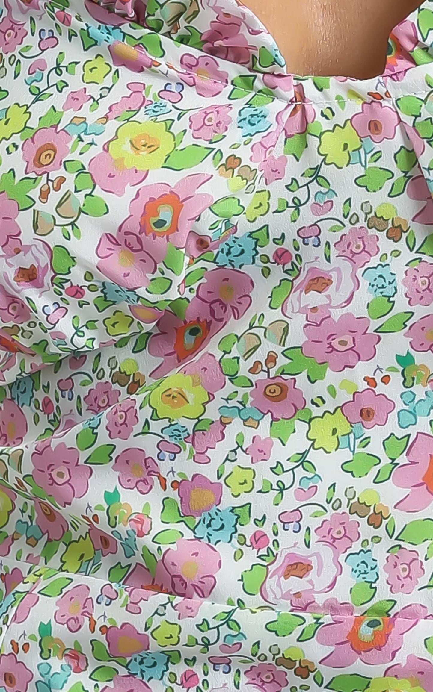 Esme Dress in Multi Floral