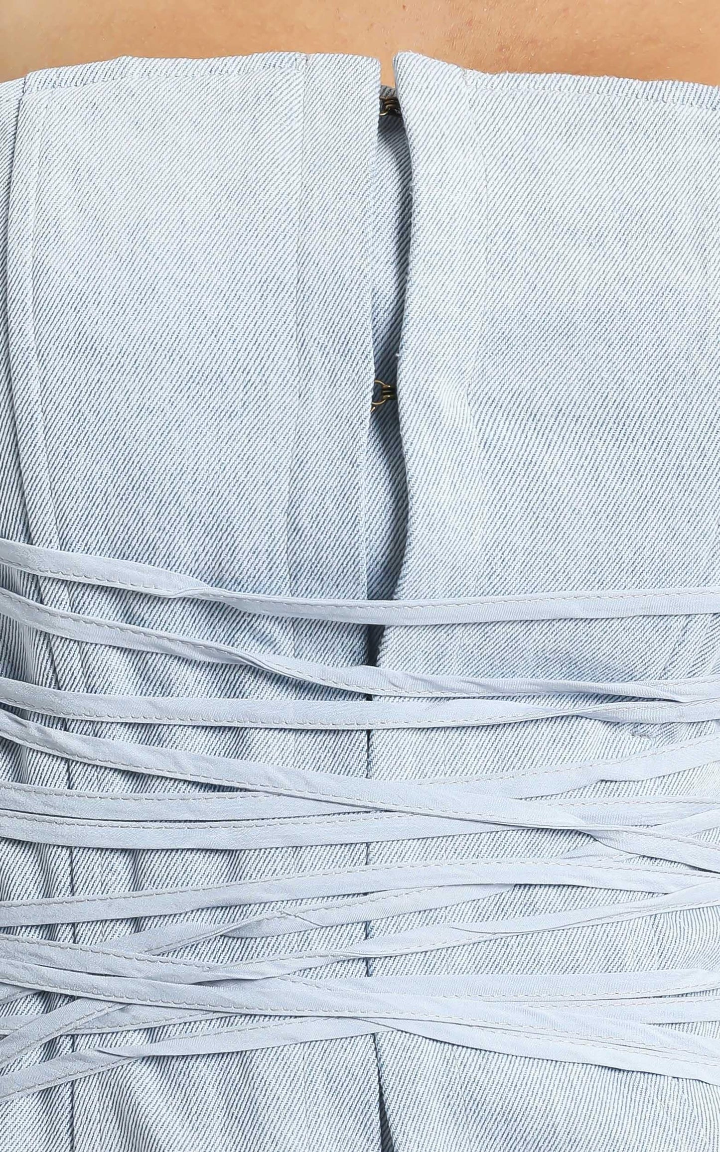 Lioness - Untie Me Mini Dress in Light Blue